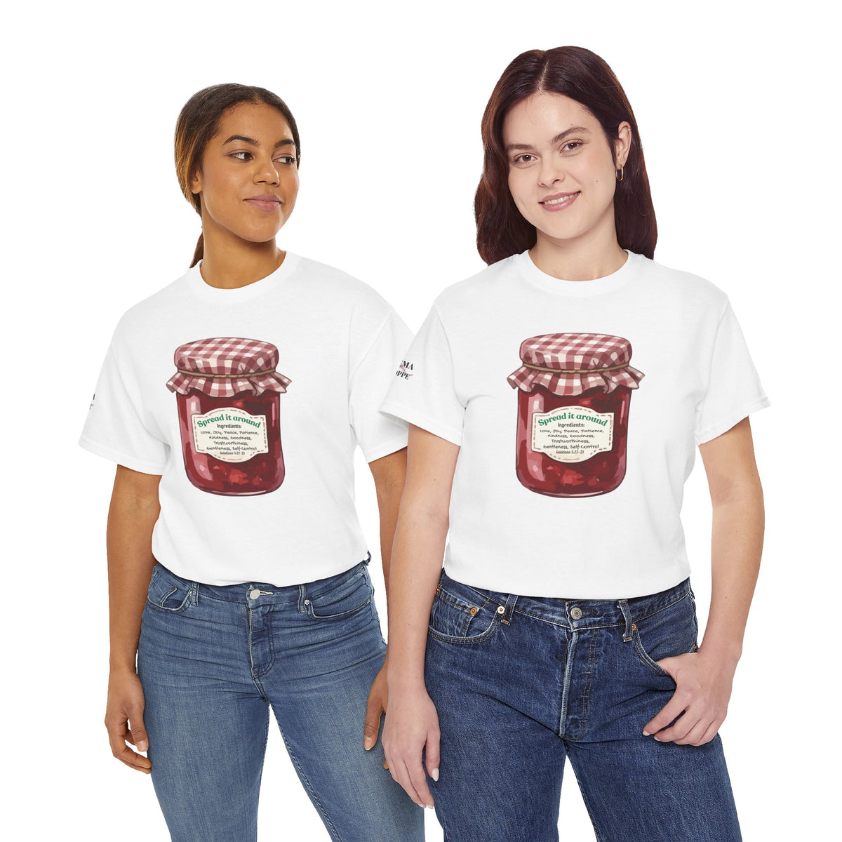 Fruit Of The Spirit Graphic Tee — Vintage Preserves "Spread it Around" T‑Shirt Galations
