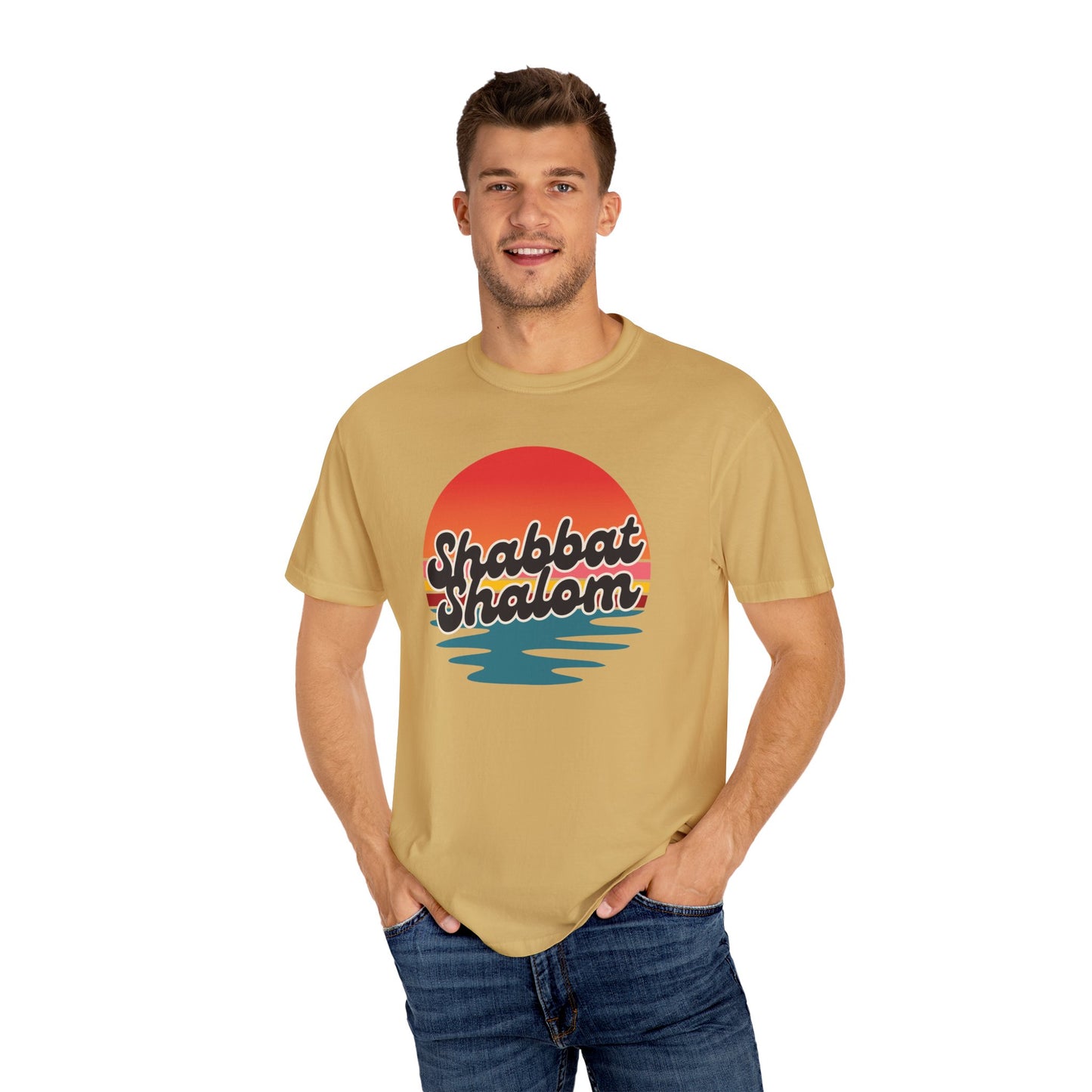 Sunset Shabbat Shalom T-shirt
