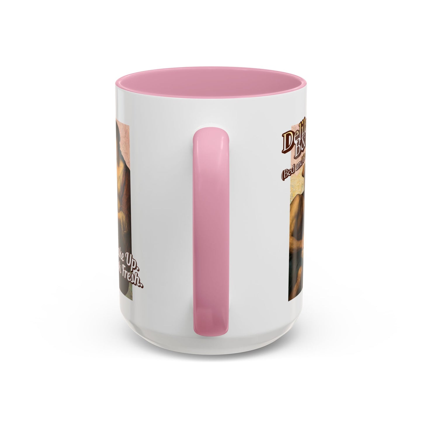 Funny Vintage Sampson Delilah's B&B Coffee Mug Bible Humor