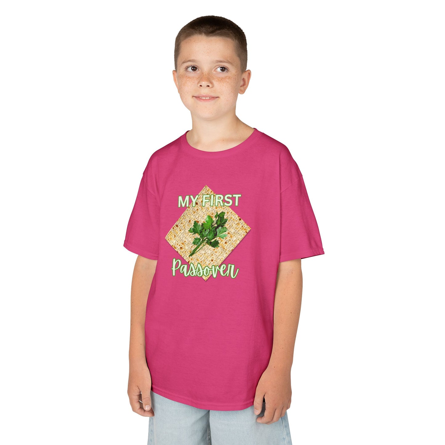 Kids T‑Shirt “My First Plant Parent” Green Succulent Garden Tee