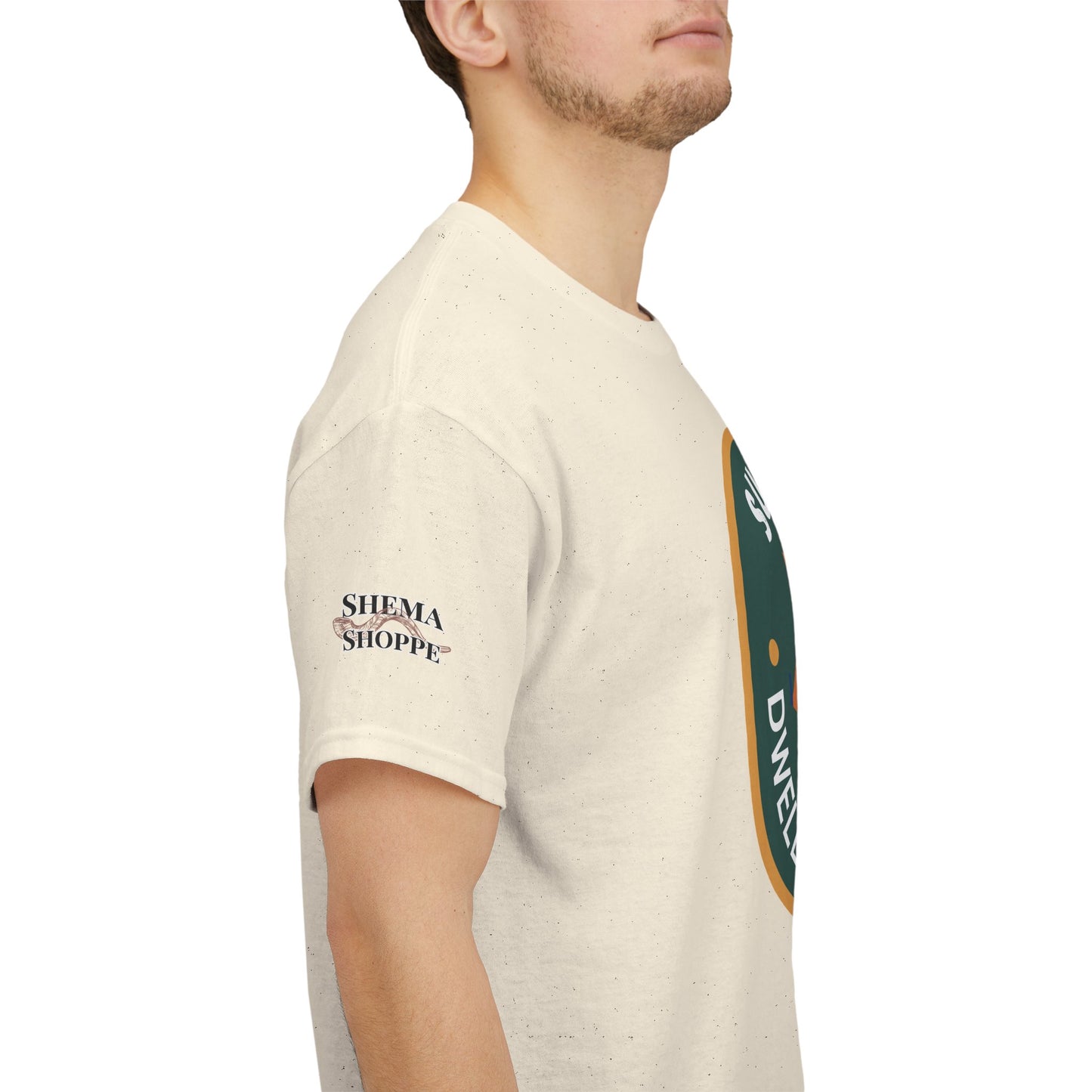 Sukkot Camping Tee — “Dwell With Yeshua” Biblical Feast T‑Shirt