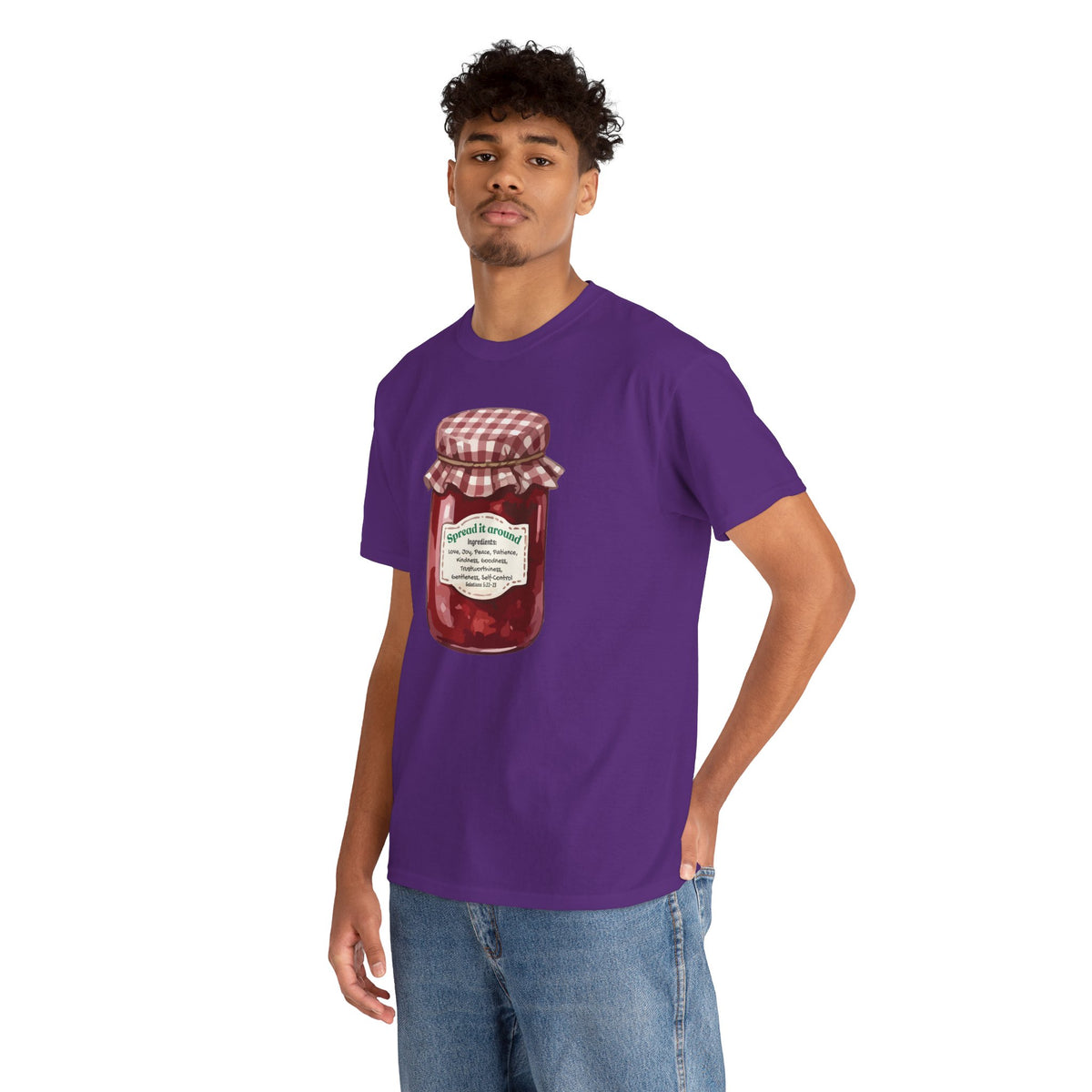 Fruit Of The Spirit Graphic Tee — Vintage Preserves "Spread it Around" T‑Shirt Galations