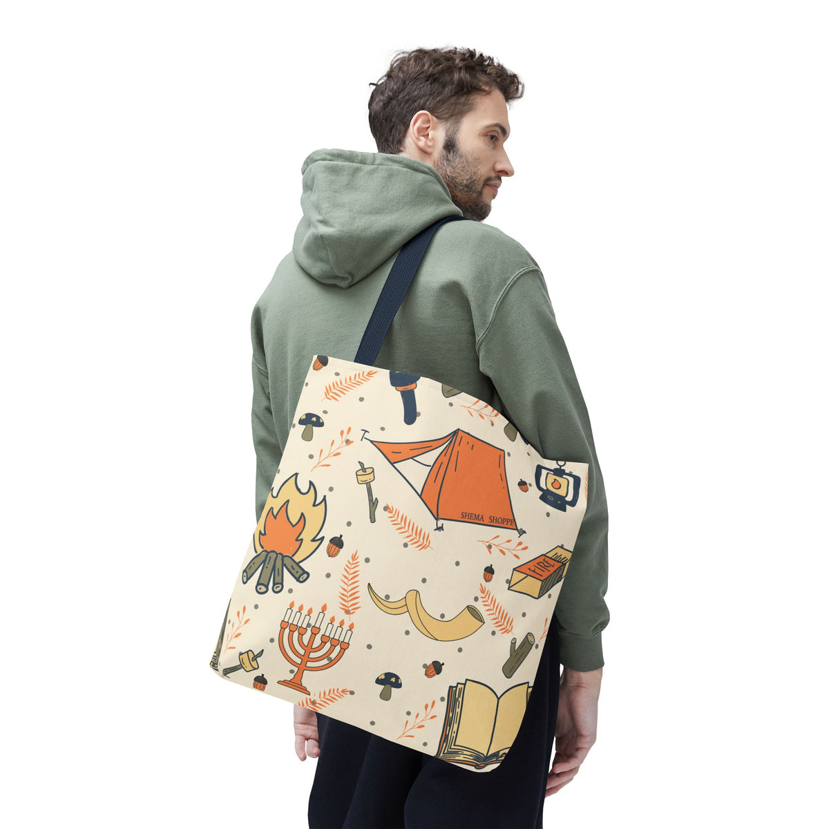 Sukkot Tents Tote Bag (AOP)