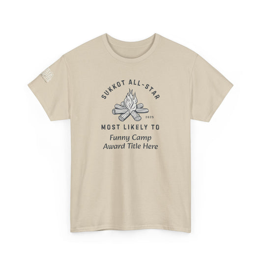 T-Shirt Sukkot All-Star Camp Award Shirt Gift