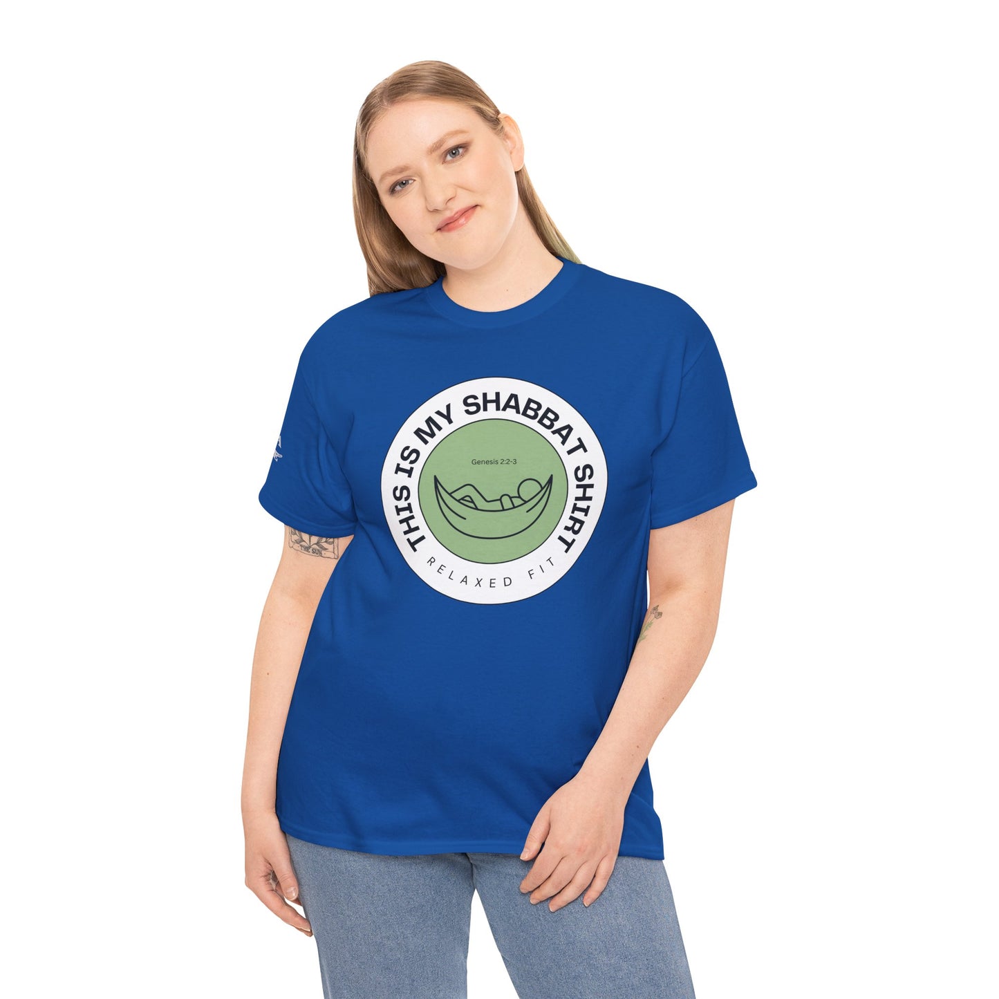 This Is My Shabbat Shirt — Chilling Out Is a Commandment Hammock Sabbath Cotton Tee