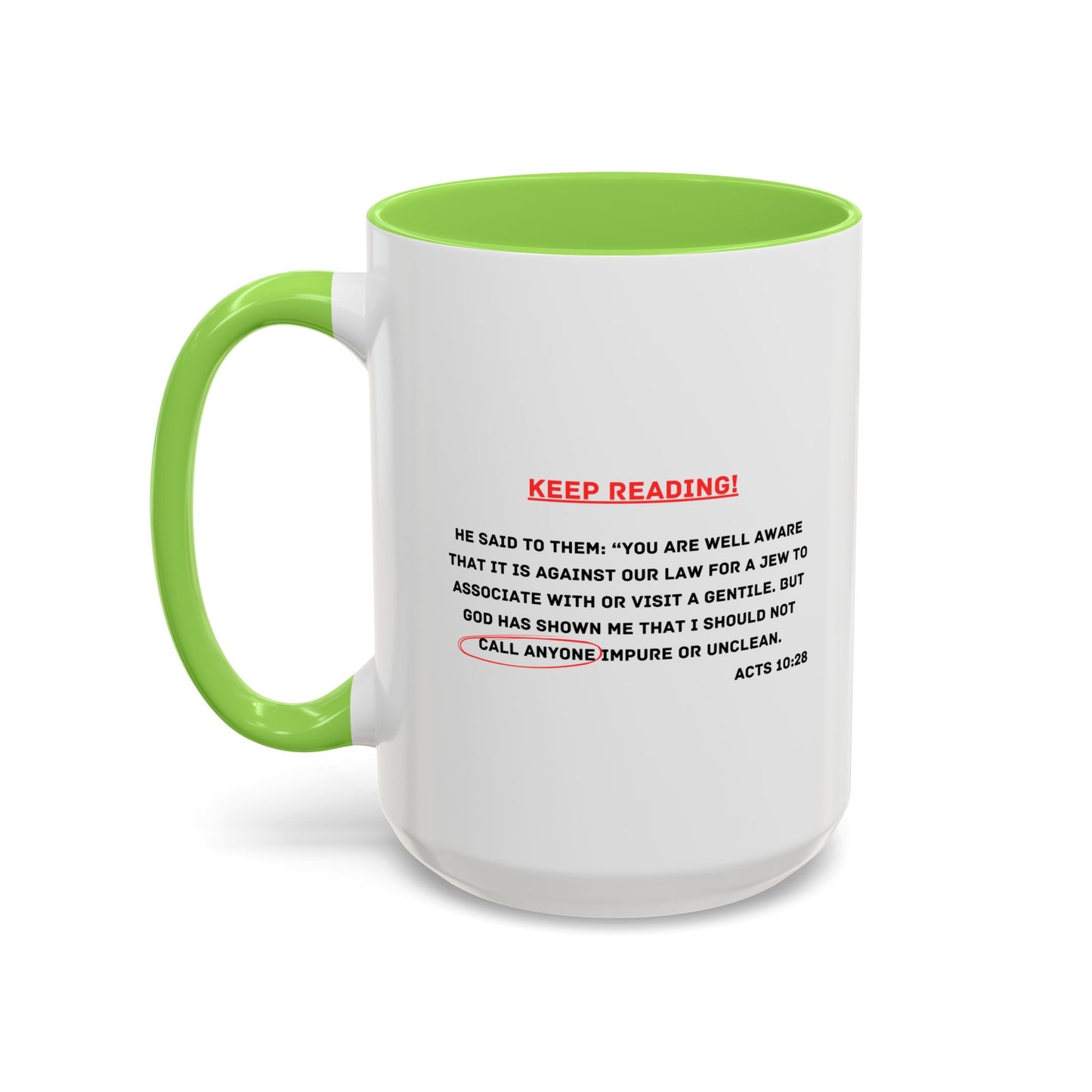 Straight Outta Context Mug, 11oz or 15oz Color Pop