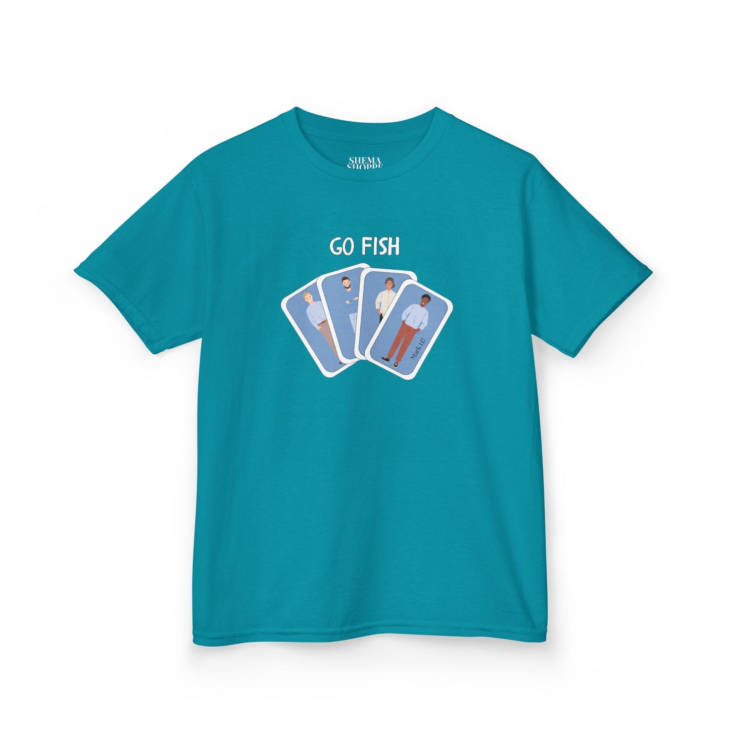 Fishers of Men Go Fish Bible Verse Kid's Cotton T-shirt