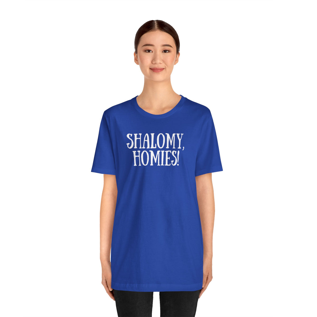 Shalomy Homies Tee - Funny Torah Obervant Greeting T-Shirt (Canada)
