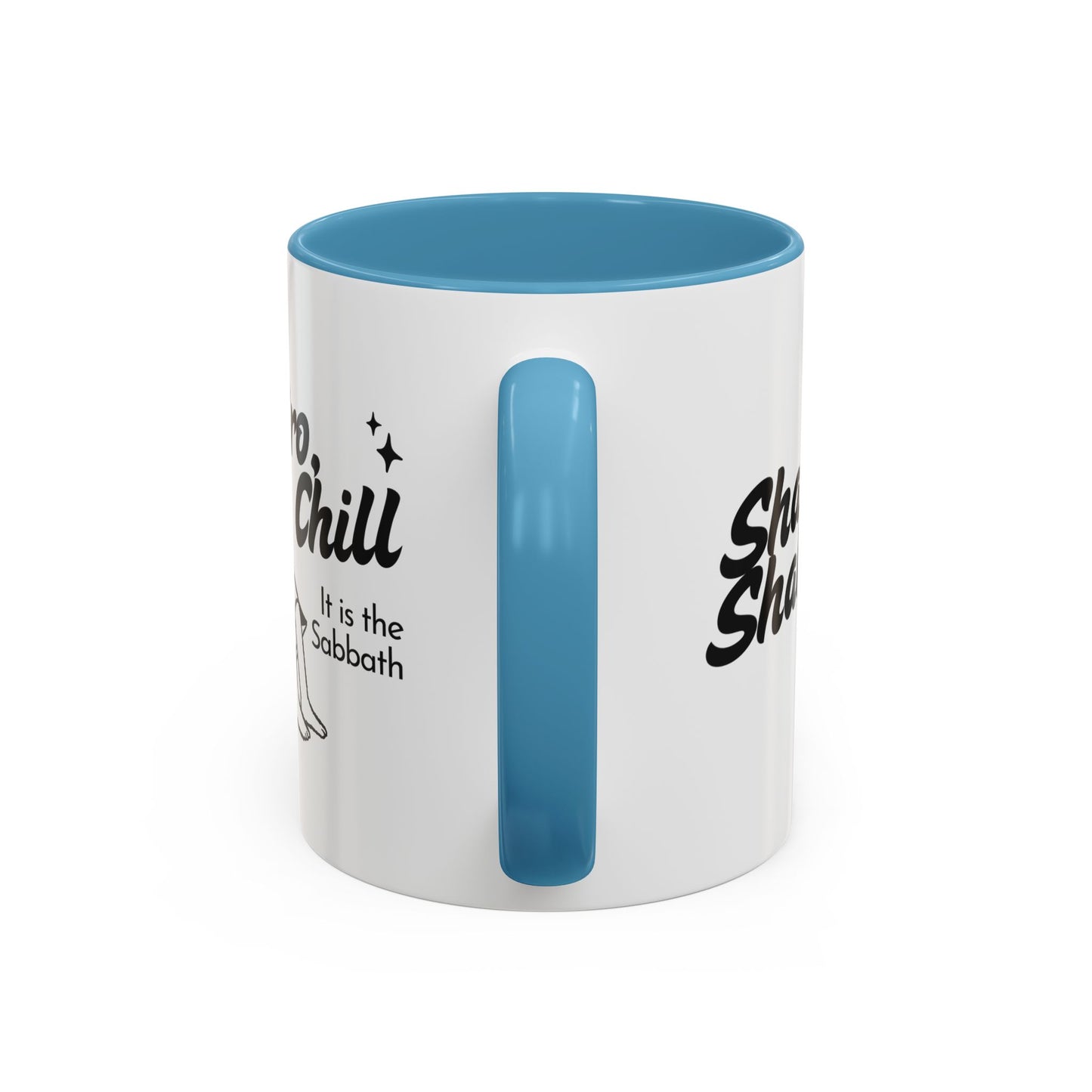 Bro, Chill Shabbat Themed Accent Coffee Mug, Relaxation Gift, Coffee Lover Gift, Cute Mug for Friends, Fun Coffee Cup