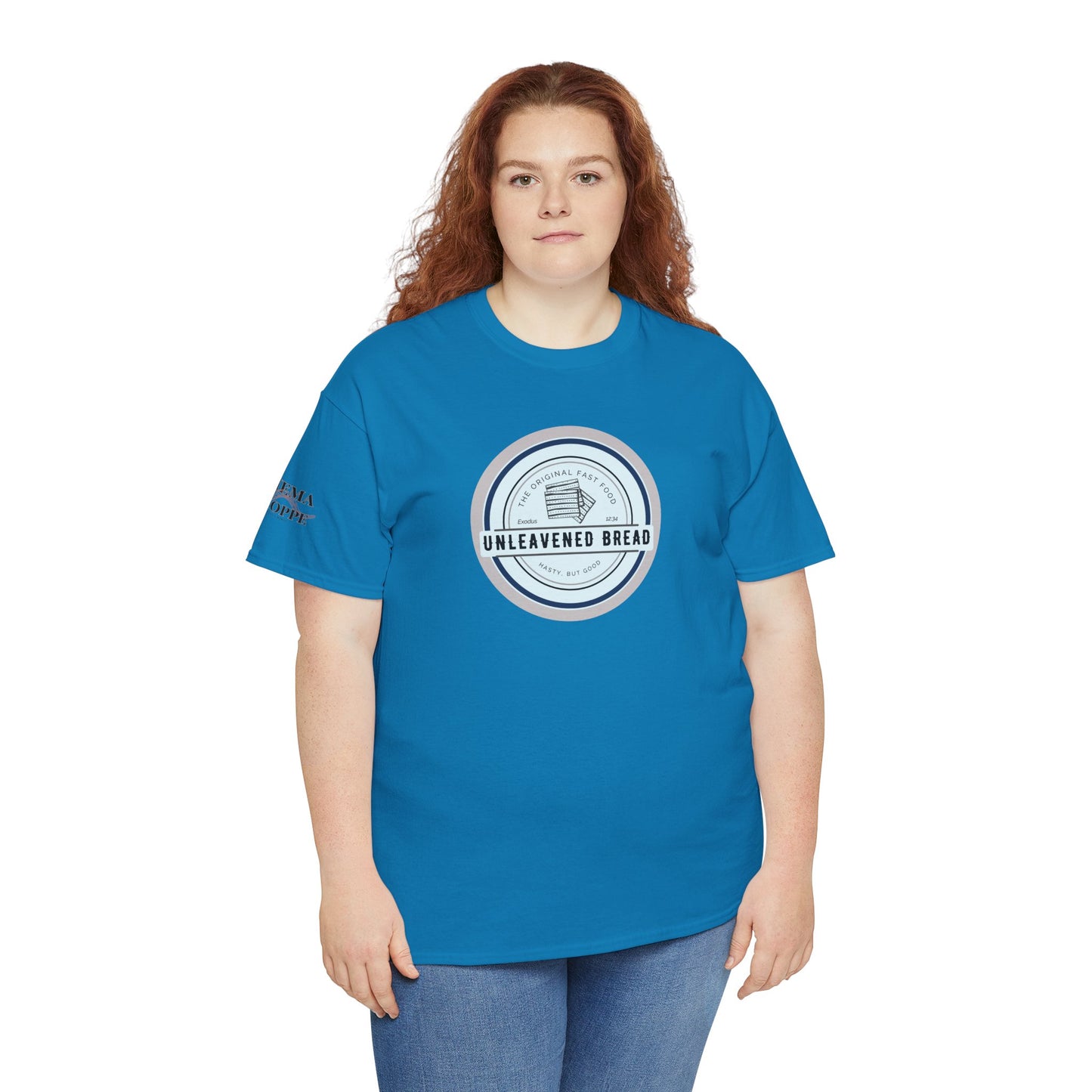 Unleavened Bread Matzo T-Shirt — "Hasty but Good" Passover Biblical Humor Tee
