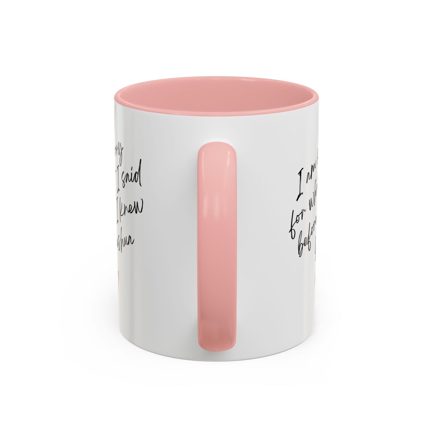 I'm Sorry (Yeshua) Accent Coffee Mug (11, 15oz)