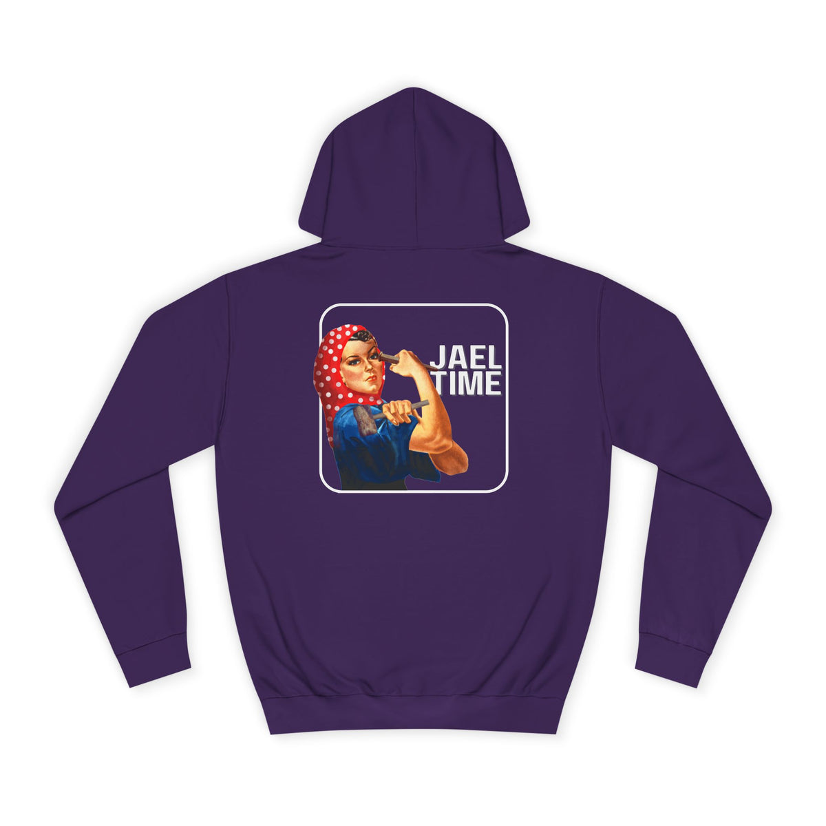 JAEL TIME Stylish Unisex College Hoodie - Perfect for Students, Cozy for Campus Life, Great for Gifts, Casual Wear, and Chill Days