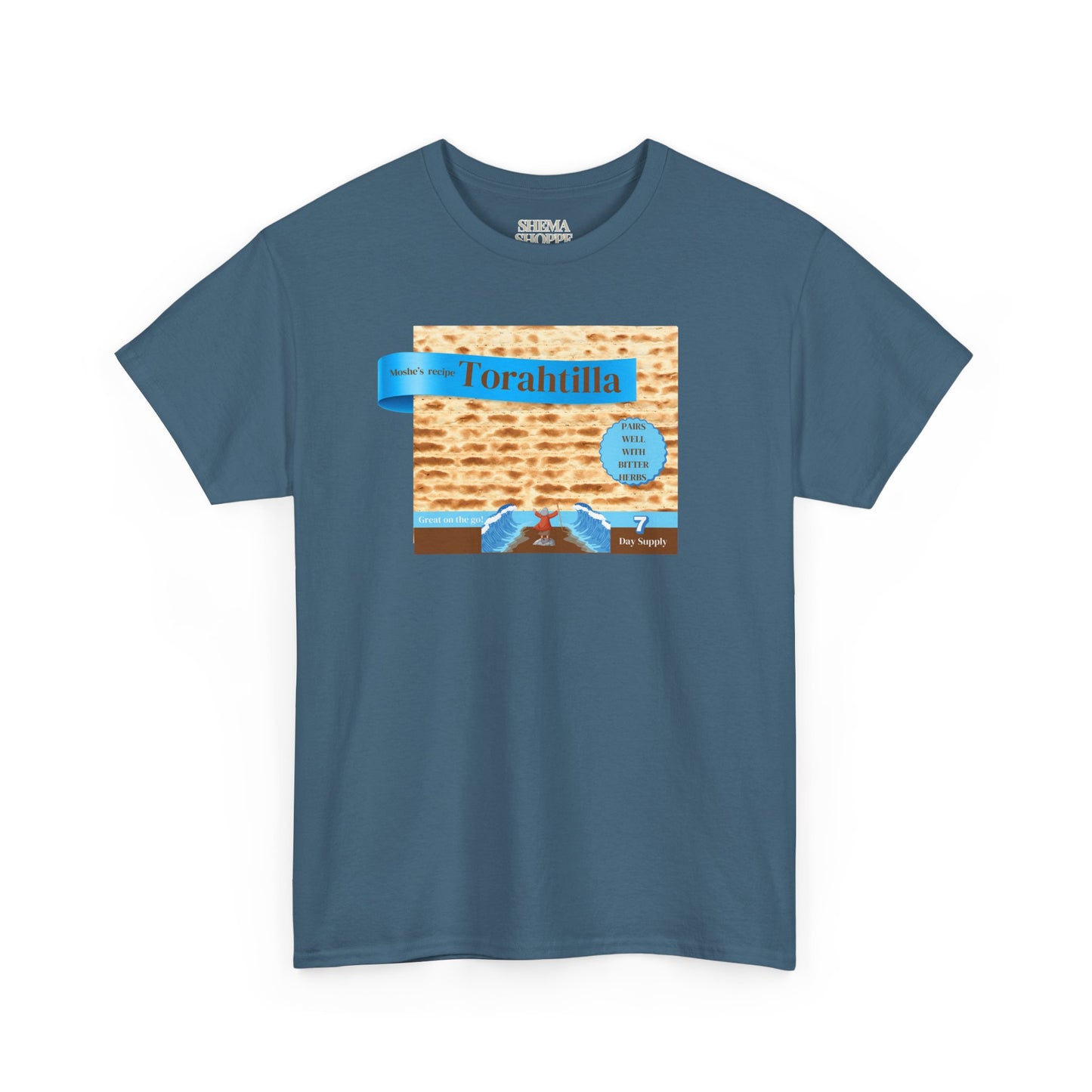 Passover Matzo Unisex Tee - Moshe's Recipe Torahtillas Cotton Funny Shirt