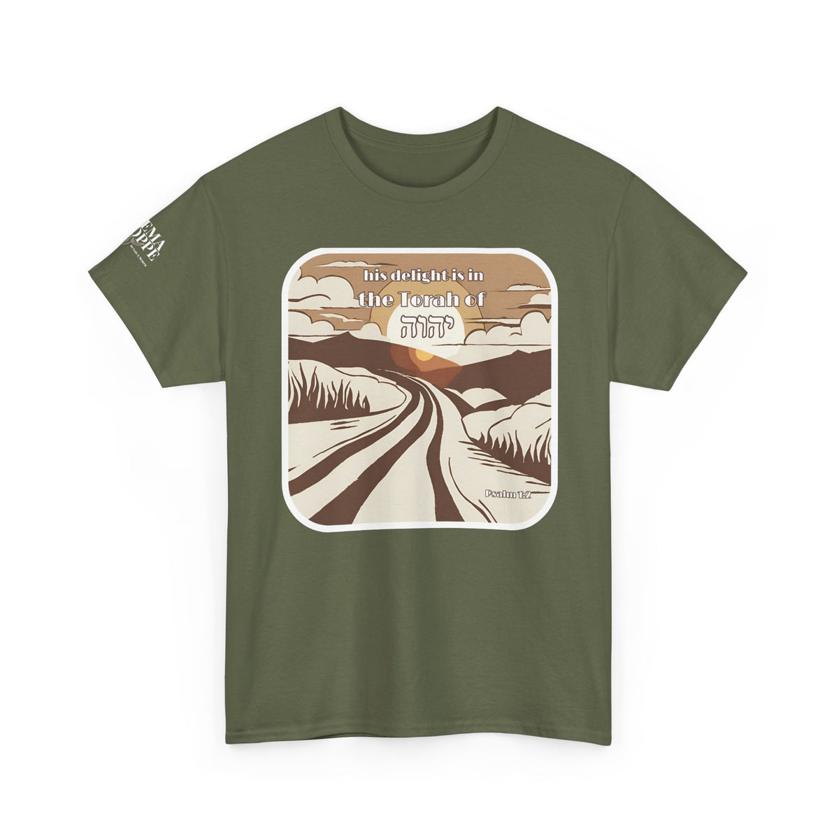 His Delight Vintage Narrow Path Shirt Psalm 1:2