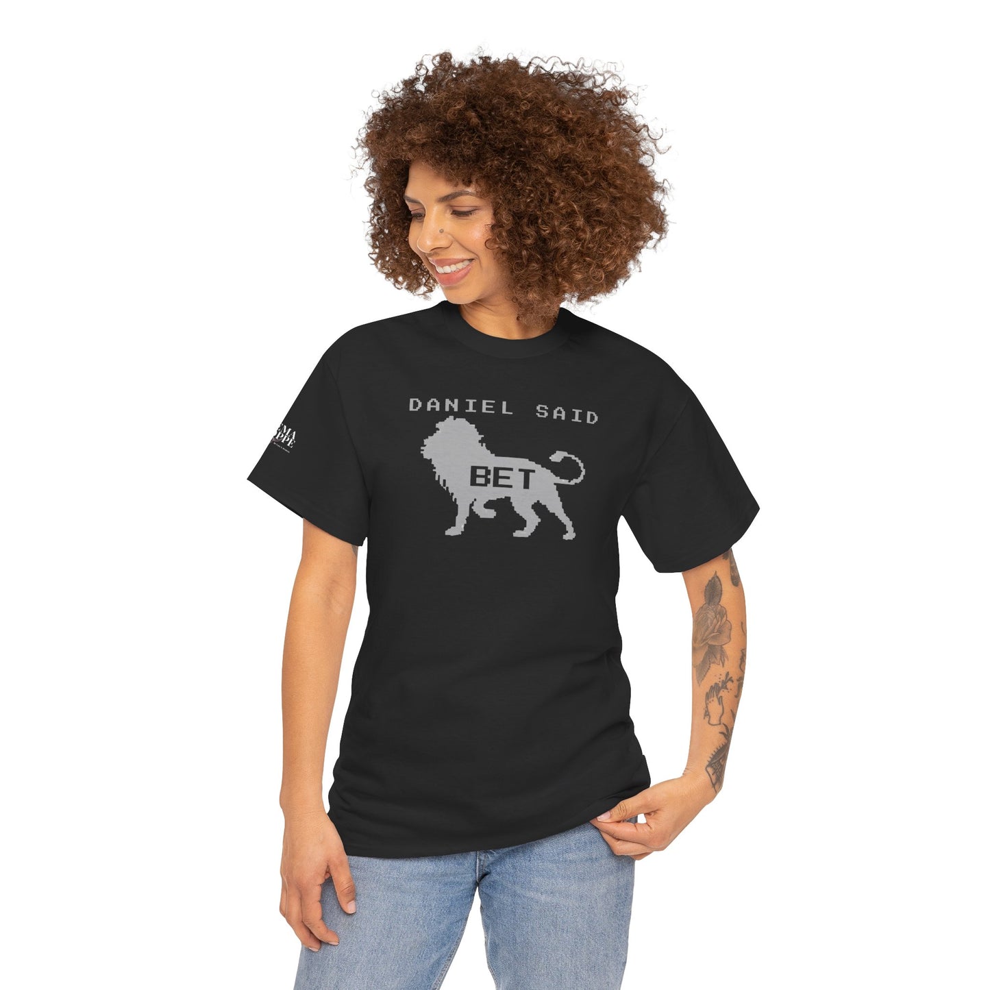 'Daniel Said Bet' Graphic Lion Tee Hebrew Hahas