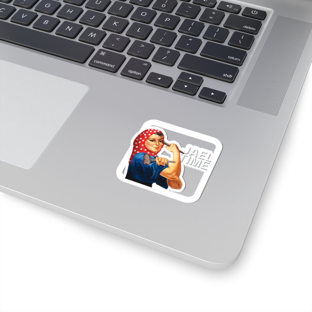 Sticker - Jael with Tent Peg and Hammer Retro Rosie Empowering Design