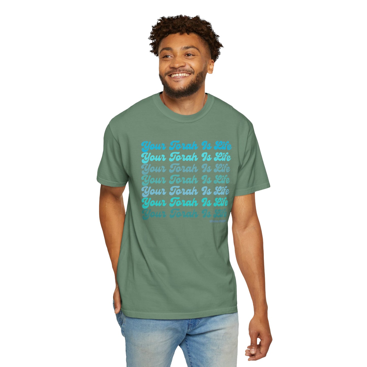 Your Torah Is Life Inspirational T-Shirt - Spiritual Gift, Faith-Based Apparel, Casual Wear, Bible Quote Shirt, Feast and Fellowship Tee