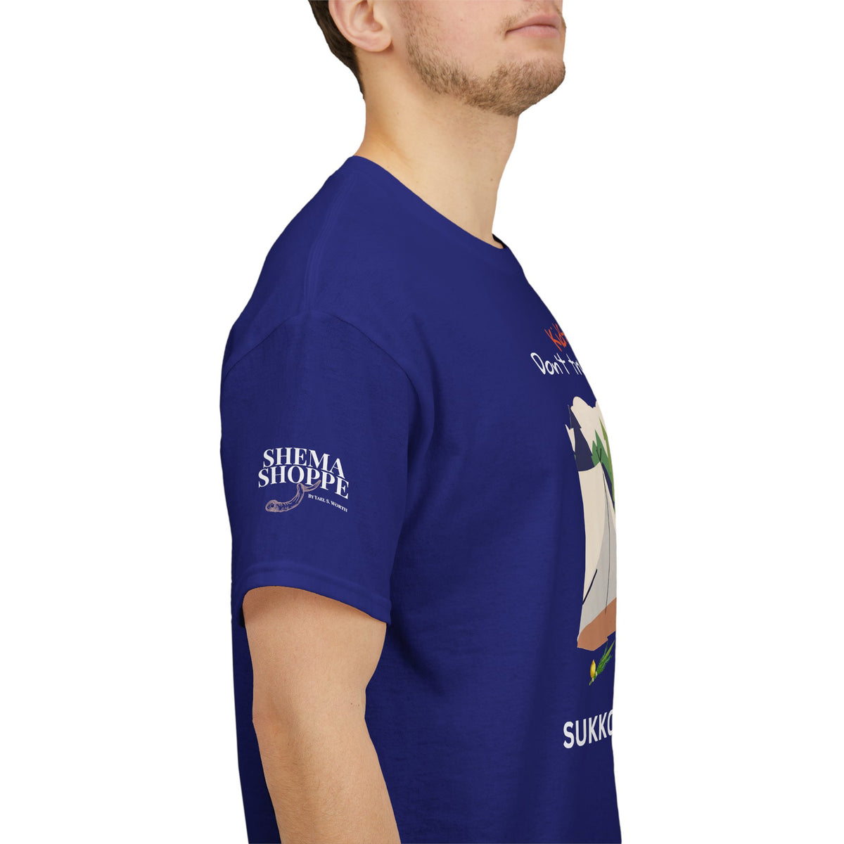 Kids, Don't Try This At Home Sukkot Shirt (dark colors)