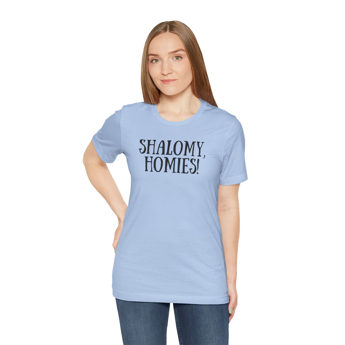 Shalomy Homies Tee - Funny Torah Obervant Greeting T-Shirt (Canada)