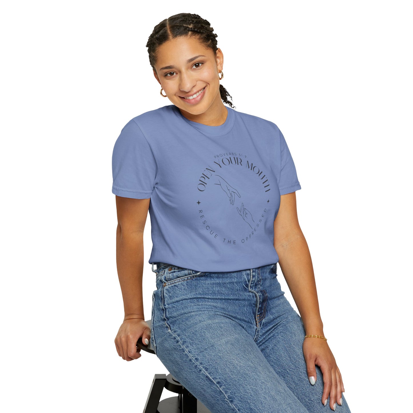 Proverbs 31:9 Unisex T-shirt - Speak Up Against Human Trafficking - 100% Cotton