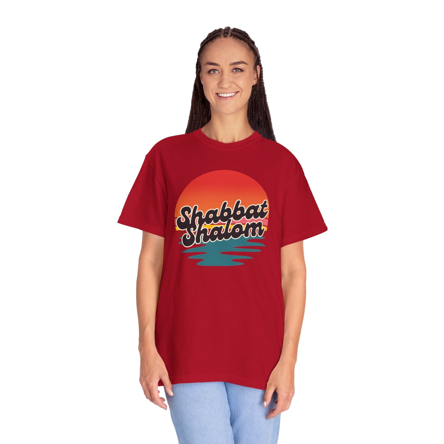 Sunset Shabbat Shalom T-shirt