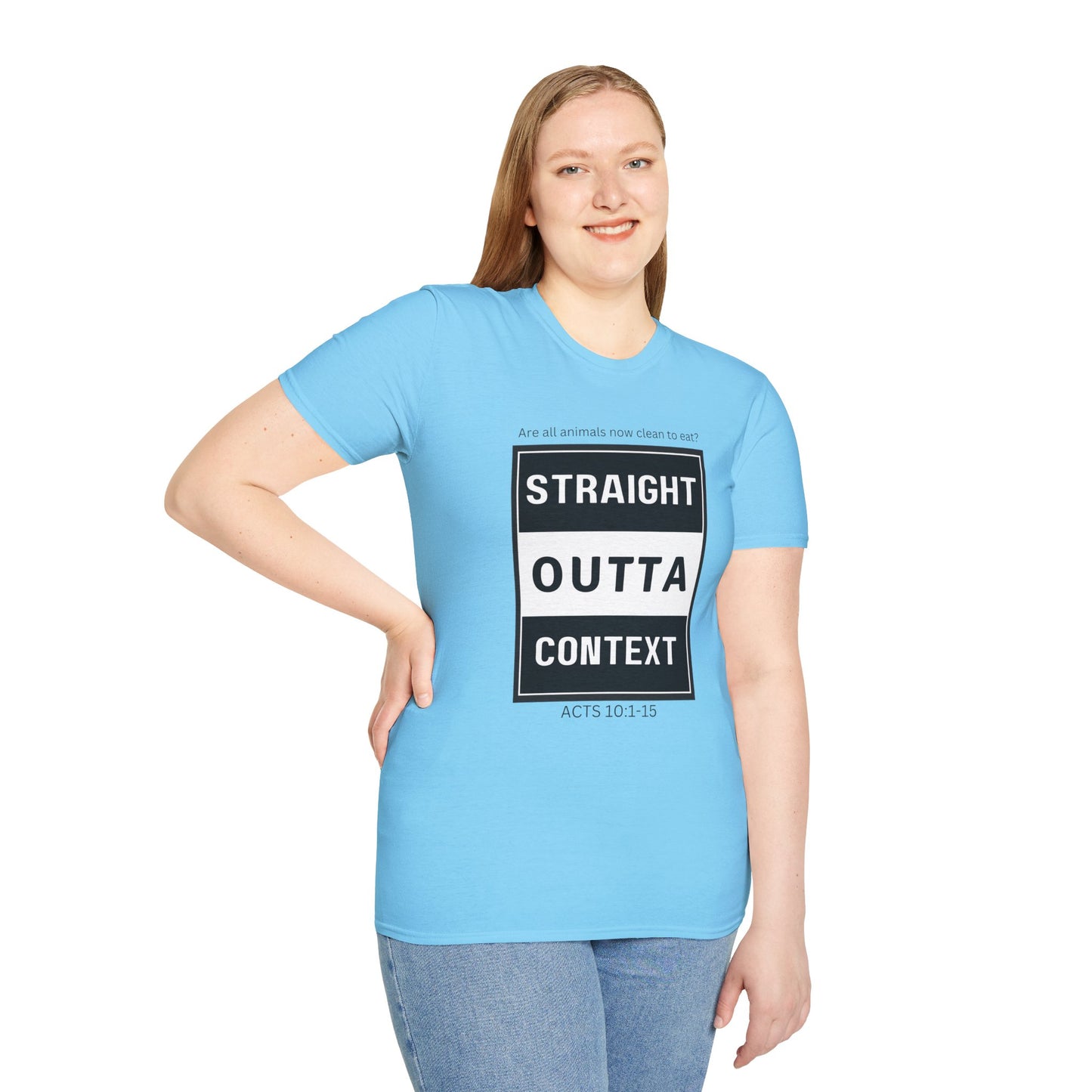 Straight Outta Context Unisex Softstyle T-Shirt