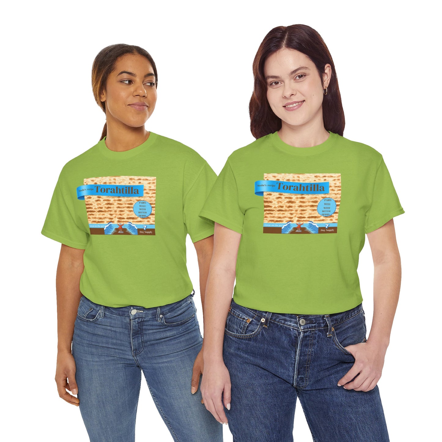 Passover Matzo Unisex Tee - Moshe's Recipe Torahtillas Cotton Funny Shirt