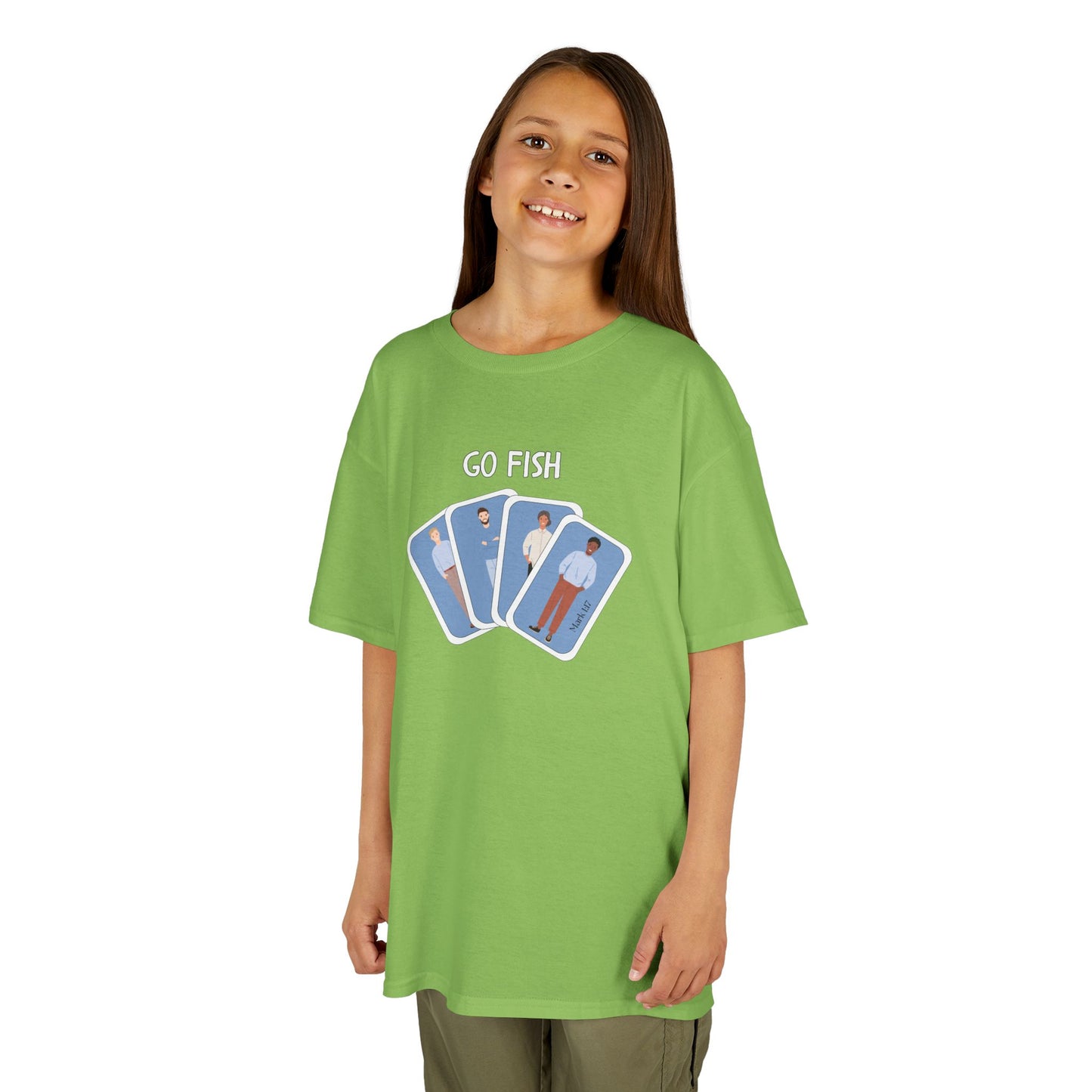 Fishers of Men Go Fish Bible Verse Kid's Cotton T-shirt