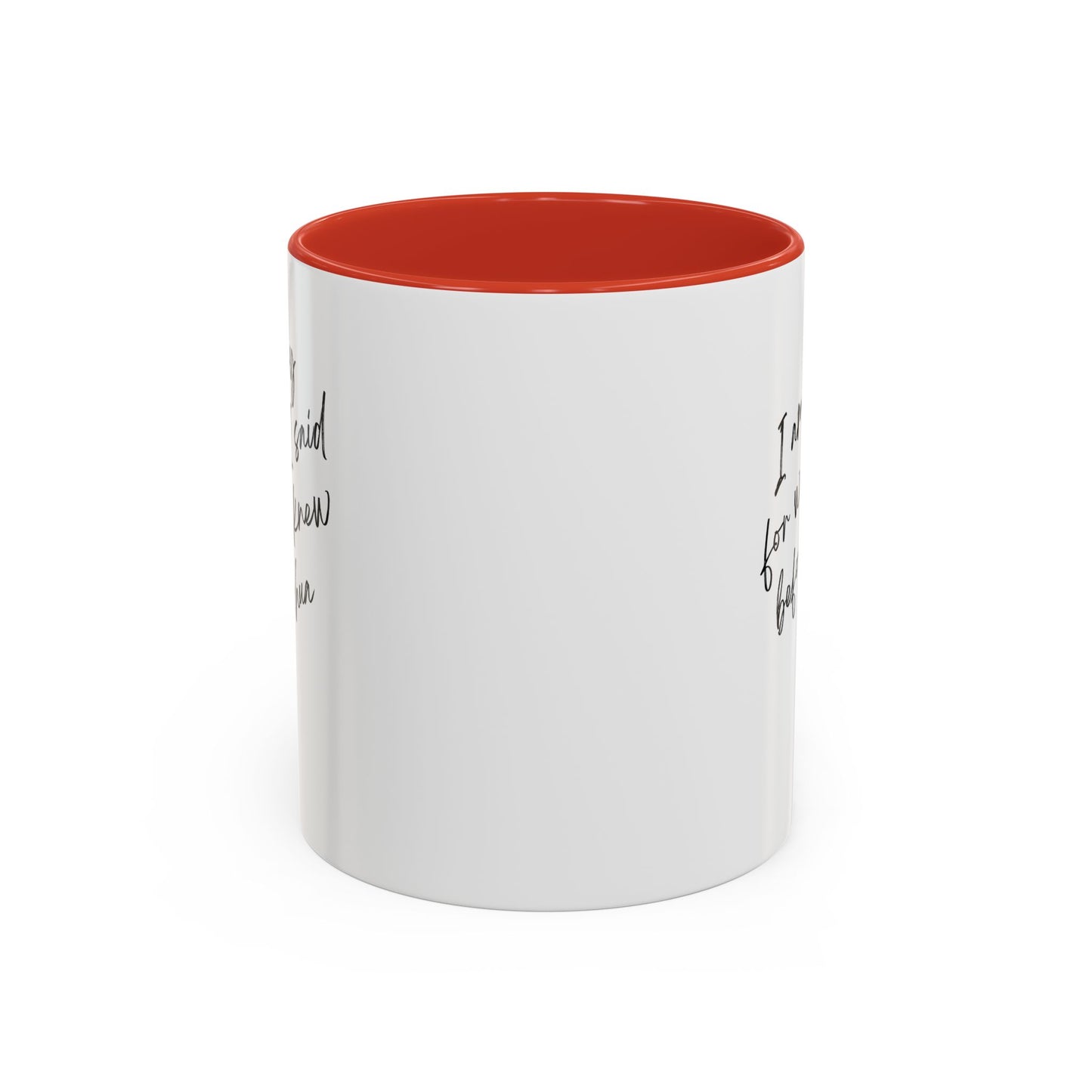 I'm Sorry (Yeshua) Accent Coffee Mug (11, 15oz)