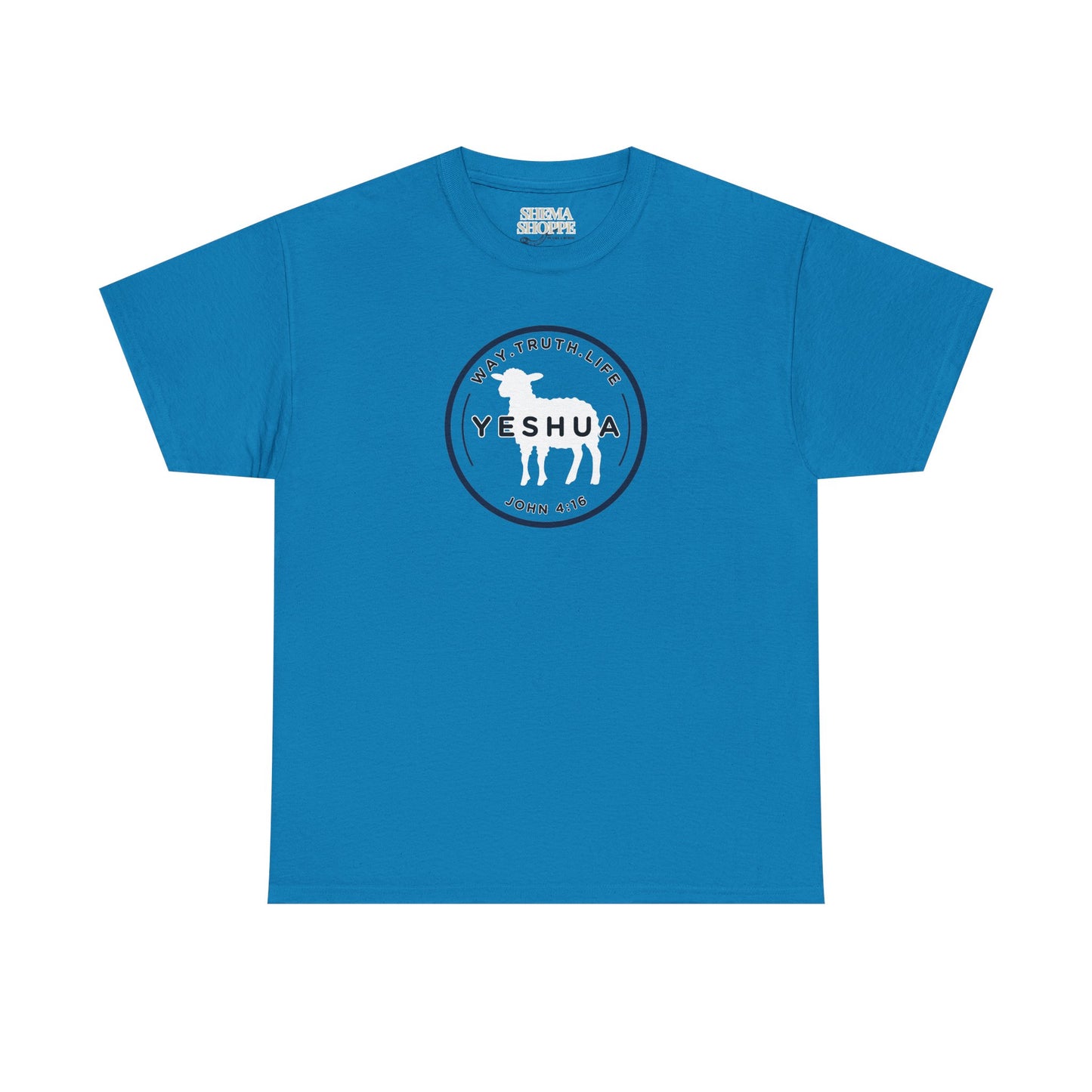 Yeshua 'Way, Truth, Life' Heavy Cotton Graphic Tee