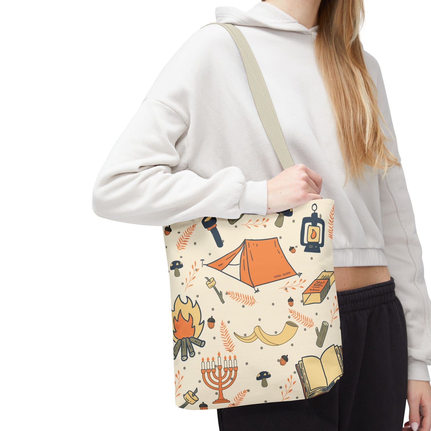 Sukkot Tents Tote Bag (AOP)