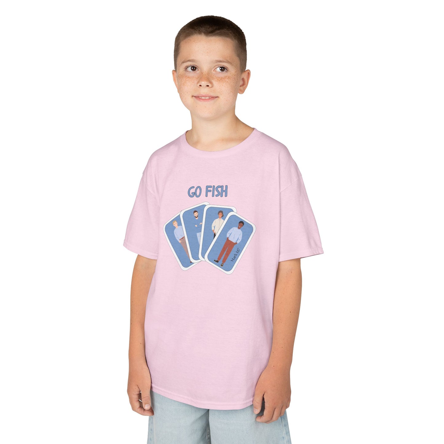 Fishers of Men Go Fish Bible Verse Kid's Cotton T-shirt