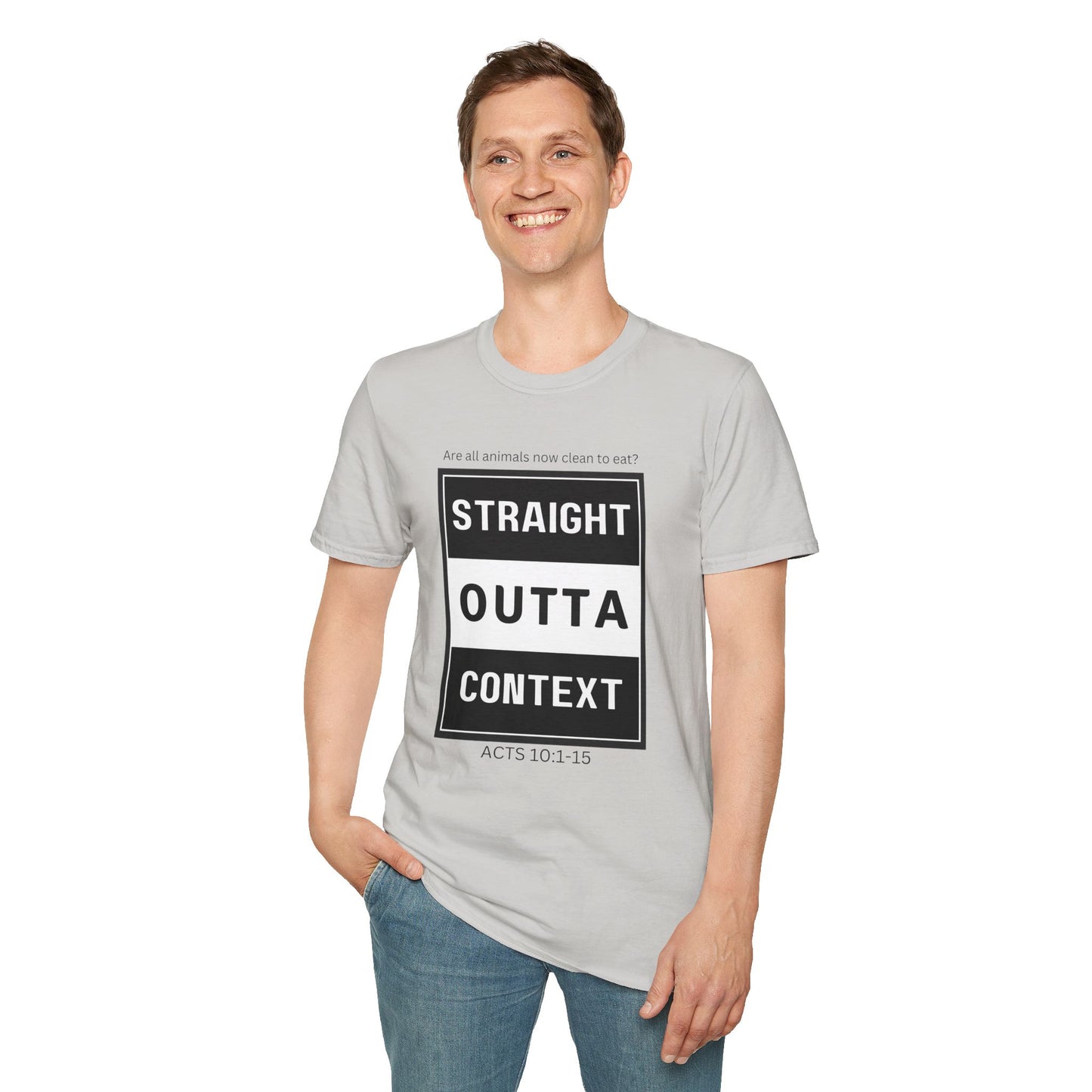 Straight Outta Context Unisex Softstyle T-Shirt