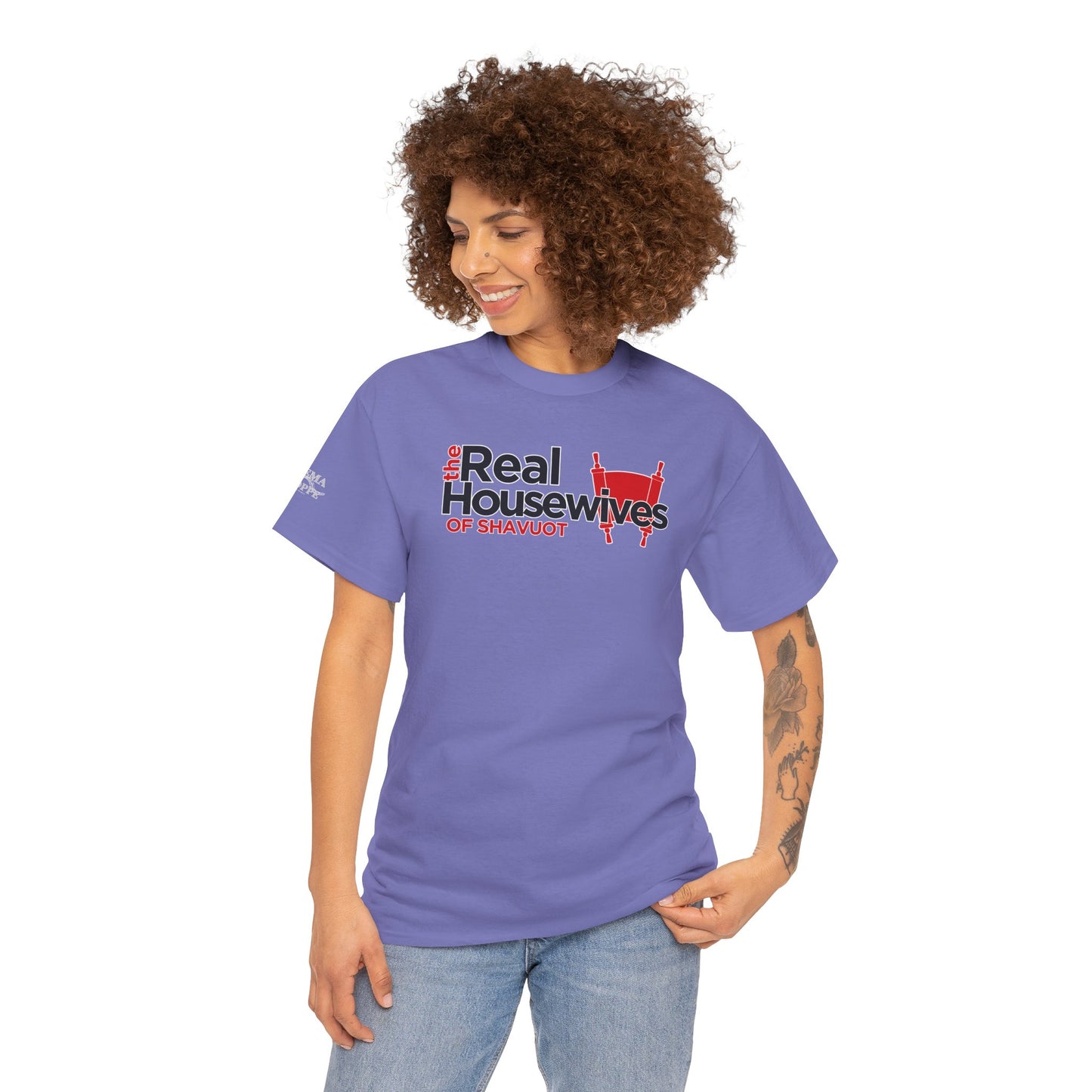 The Real Housewives of Shavuot Torah Scrolls T-Shirt Feast of Weeks Pentecost Cotton Tee