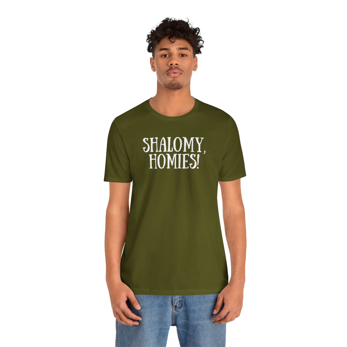 Shalomy Homies Tee - Funny Torah Obervant Greeting T-Shirt (Canada)