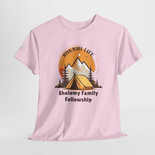 Personalized Sukkot Life Tee - Camping Biblical Feast Fellowship Shirt