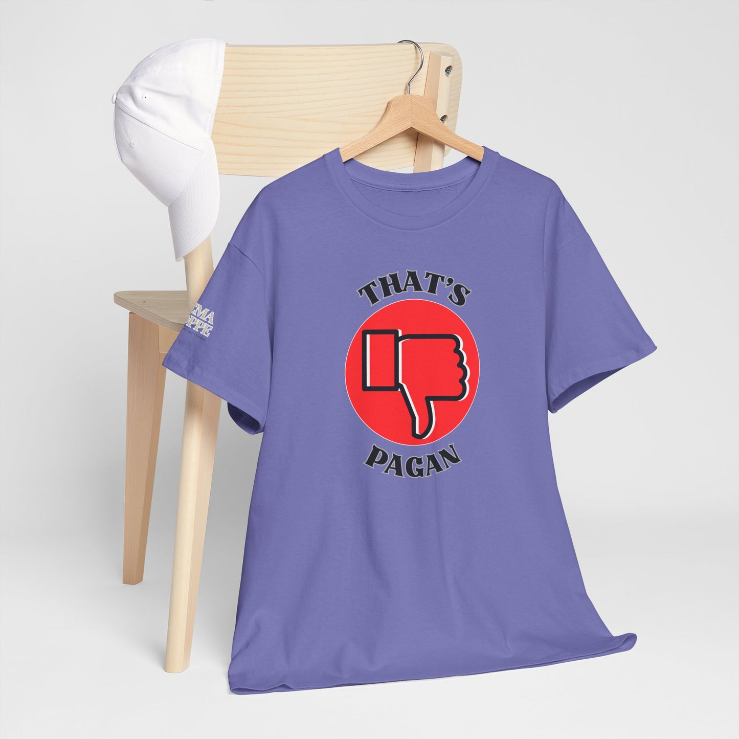 That's Pagan T-Shirt —Thumbs-Down Pagan Graphic Tee