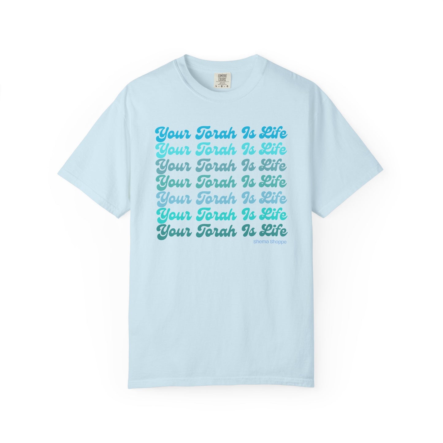 Your Torah Is Life Inspirational T-Shirt - Spiritual Gift, Faith-Based Apparel, Casual Wear, Bible Quote Shirt, Feast and Fellowship Tee