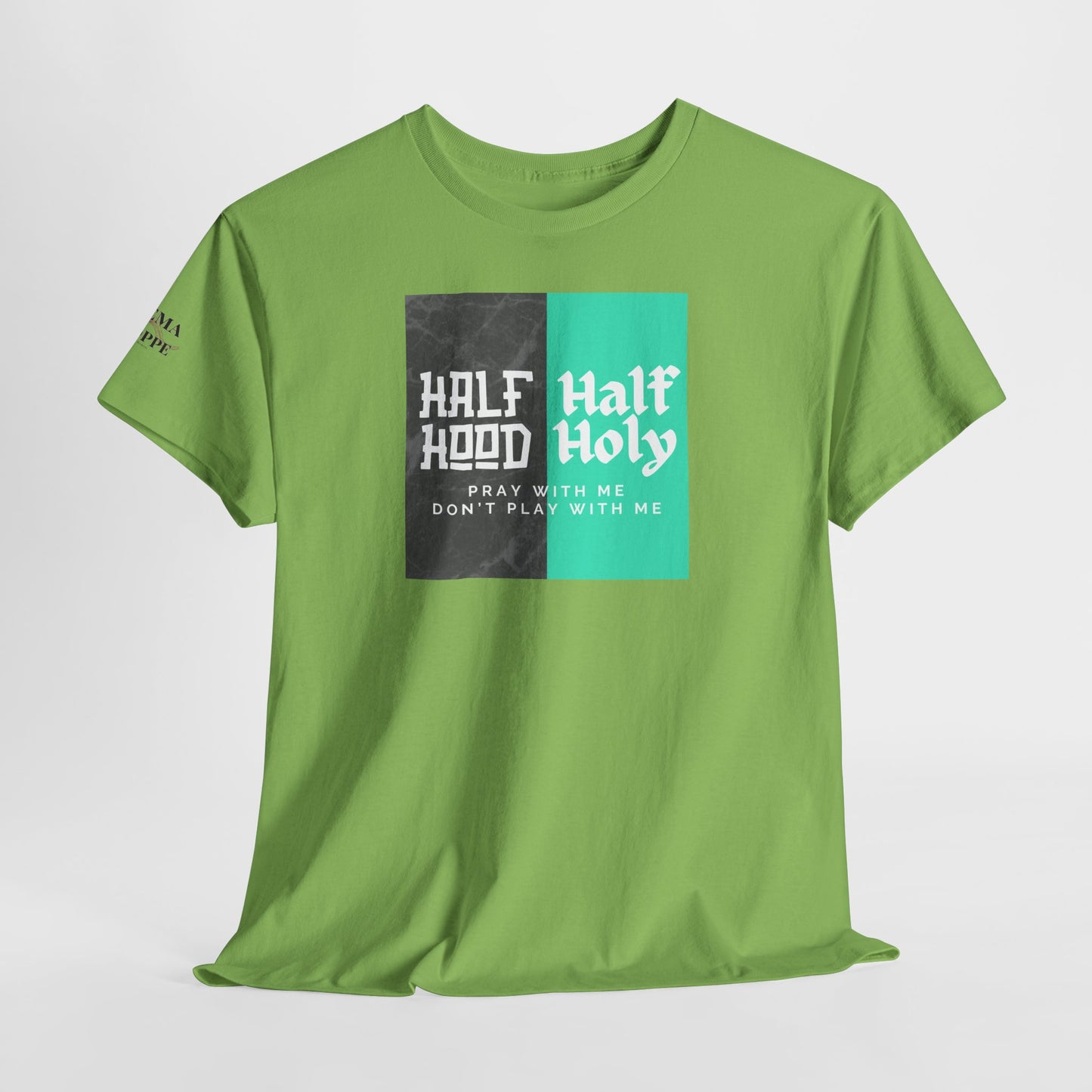 Half Hood/Half Holy Unisex Heavy Cotton Tee