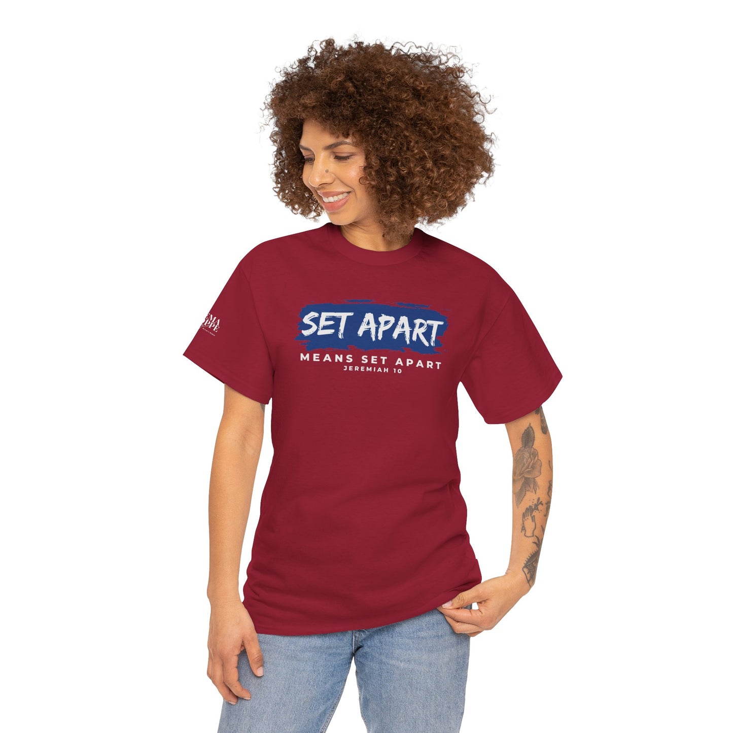 Set Apart Means Set Apart Jeremiah 10 Cotton Bold Statement Shirt