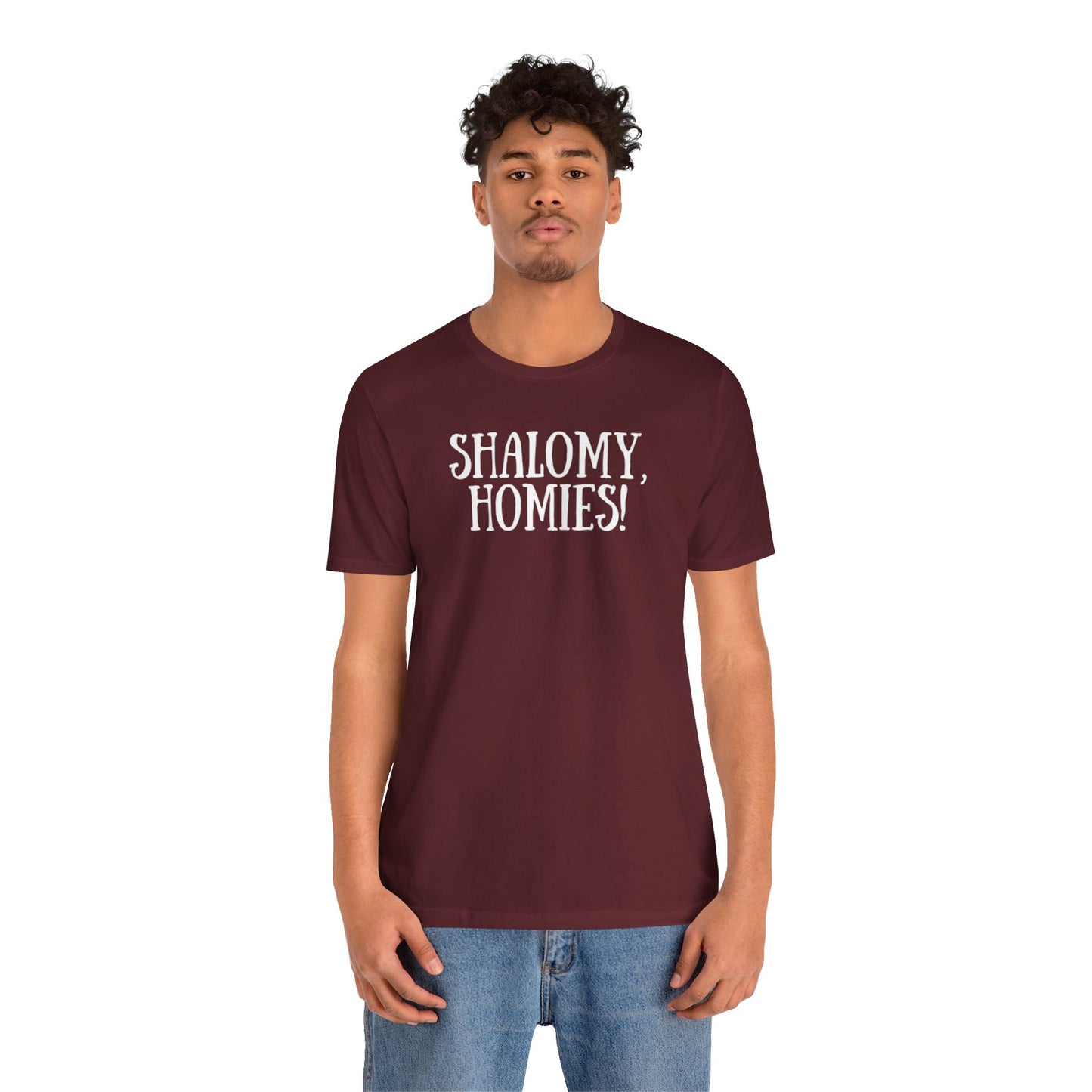 Shalomy Homies Tee - Funny Torah Obervant Greeting T-Shirt (Canada)