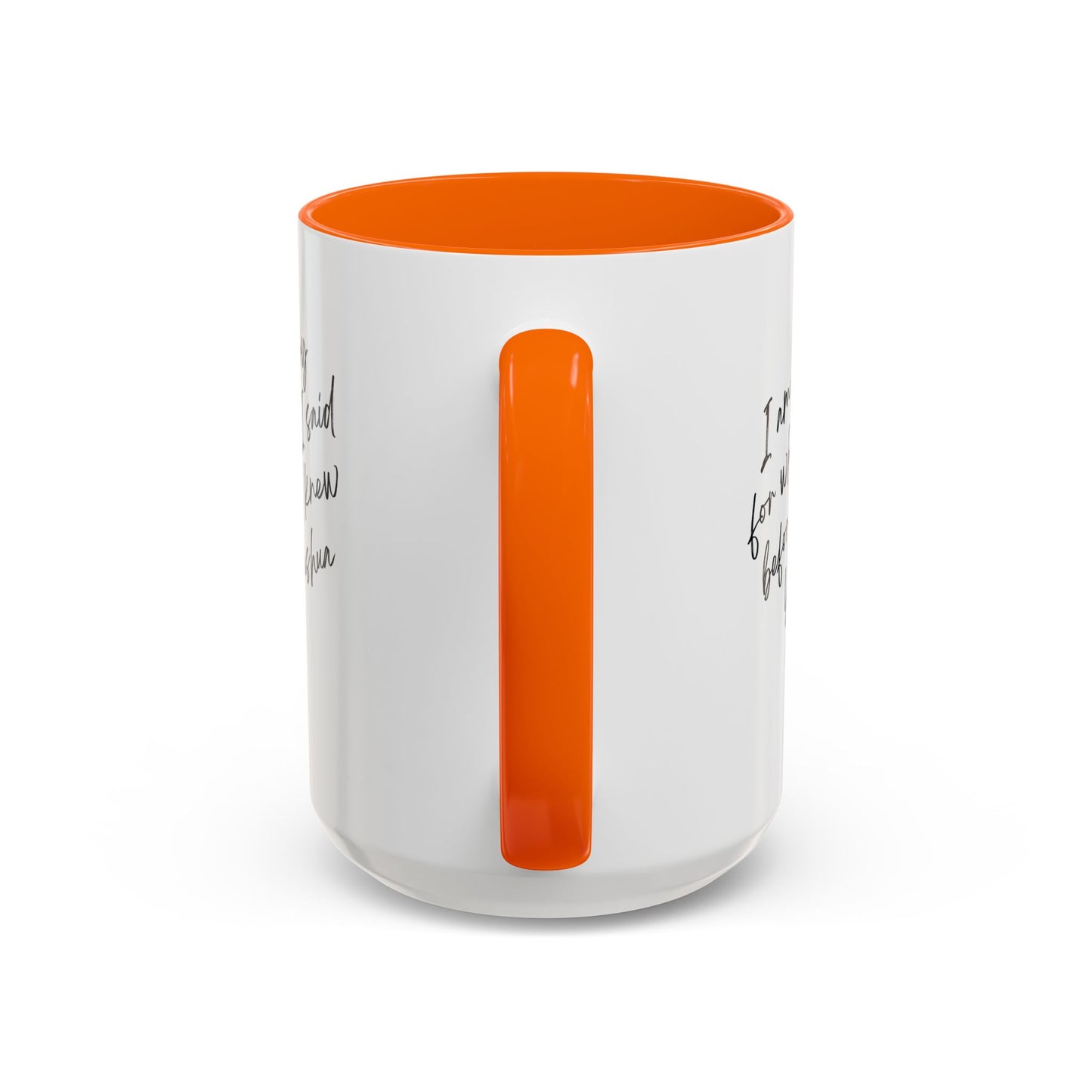 I'm Sorry (Yahushua) Accent Coffee Mug (11, 15oz)