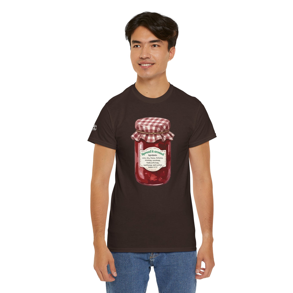 Fruit Of The Spirit Graphic Tee — Vintage Preserves "Spread it Around" T‑Shirt Galations