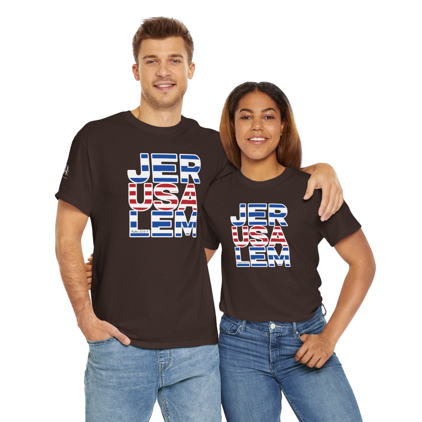 JerUSAlem Psalms 122:6-9 Unisex Tee Patriotic T-Shirt Solidarity