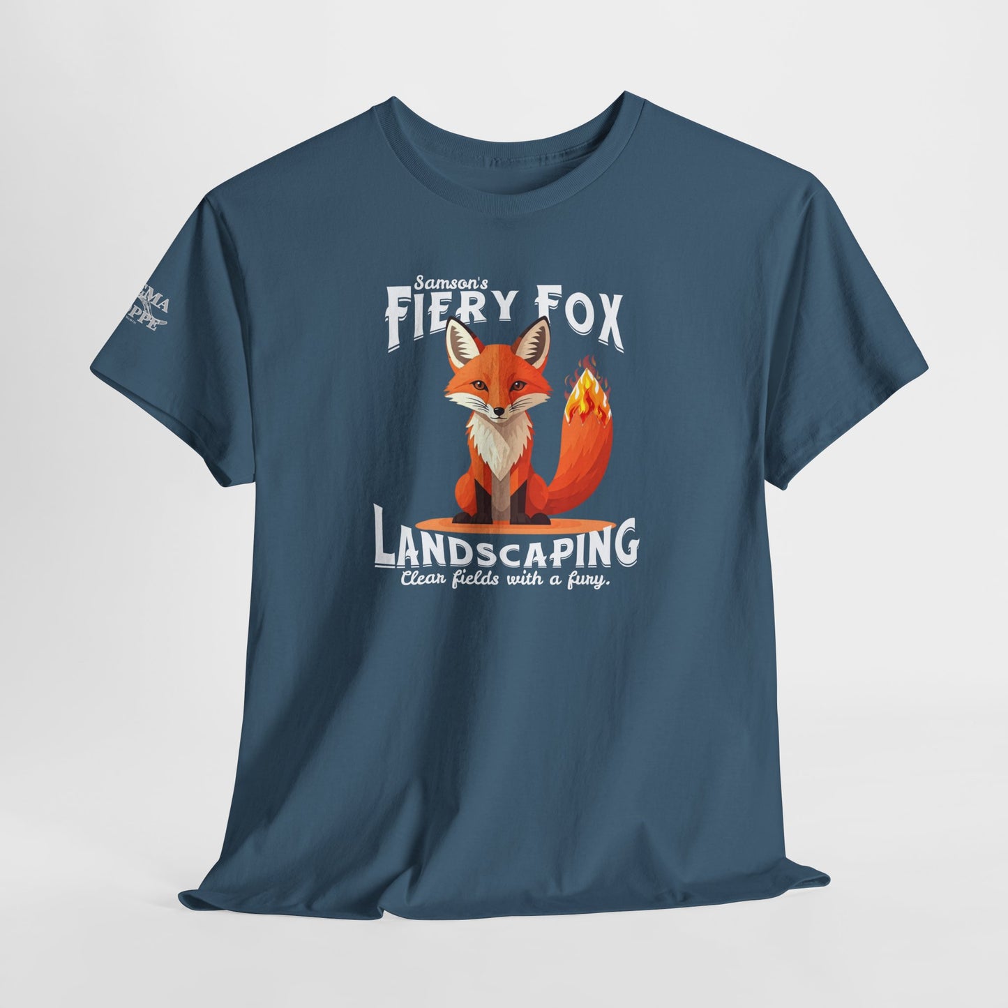 Fiery Fox Landscaping Unisex Heavy Cotton Tee - dark shades