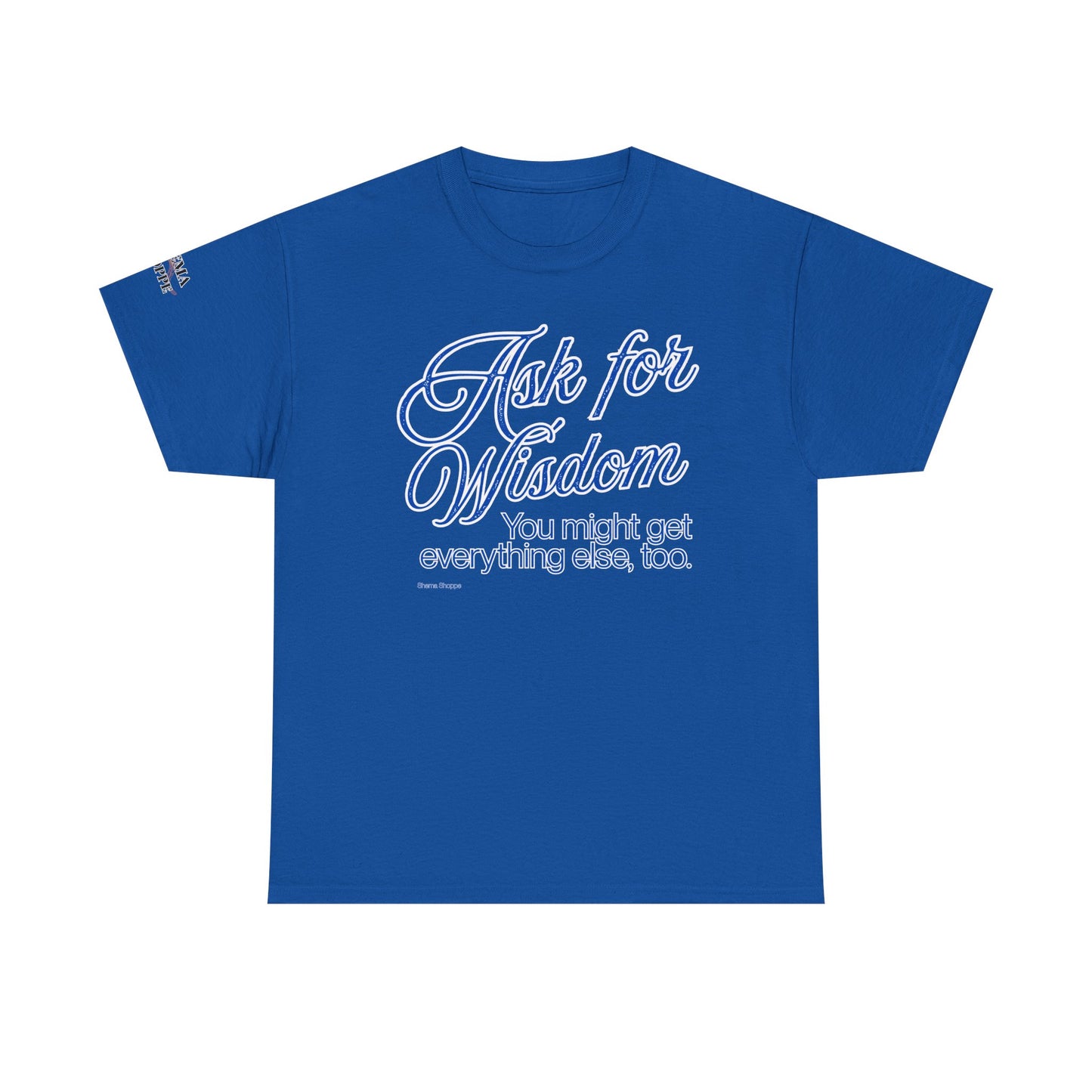 Ask For Wisdom Unisex Heavy Cotton Tee