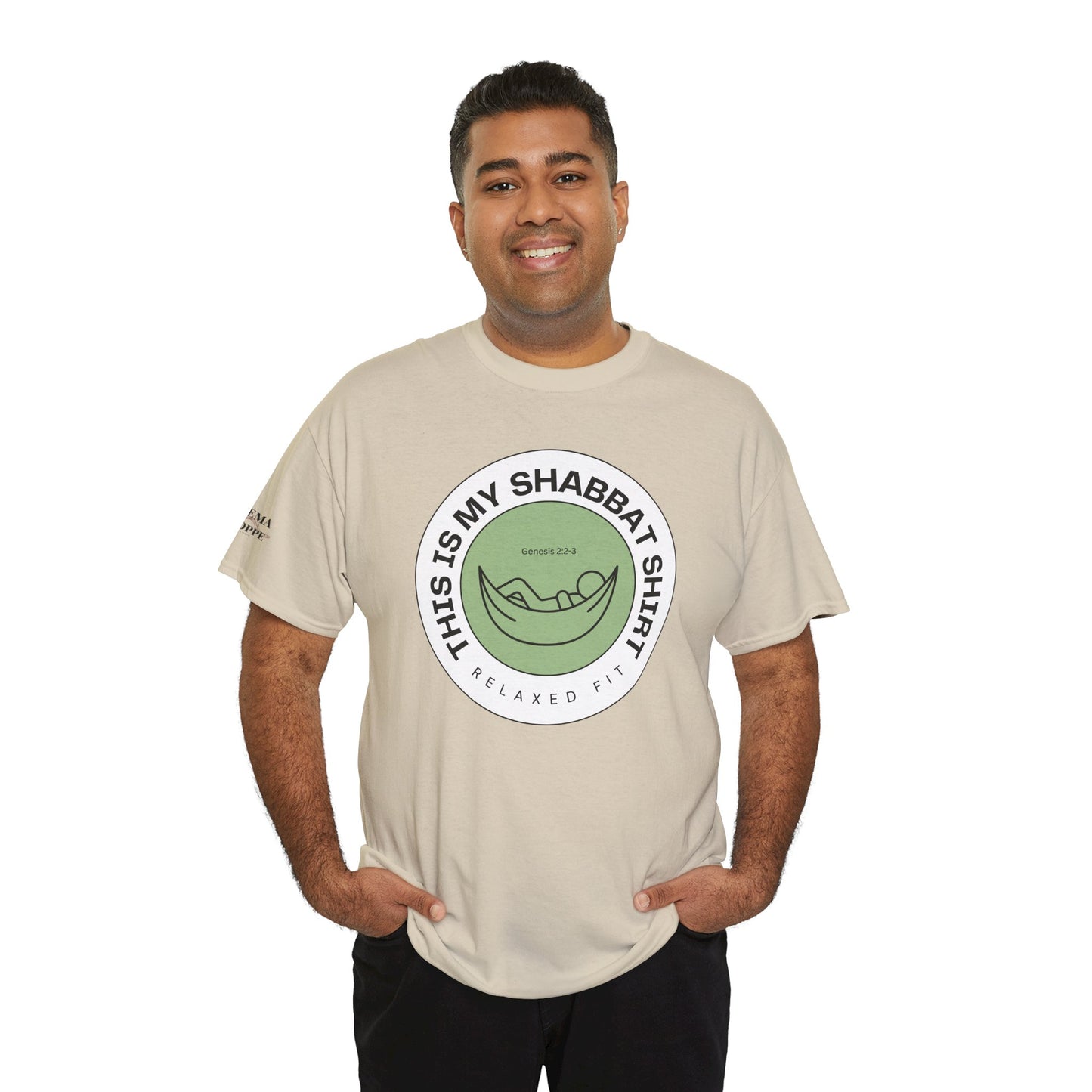 This Is My Shabbat Shirt — Chilling Out Is a Commandment Hammock Sabbath Cotton Tee