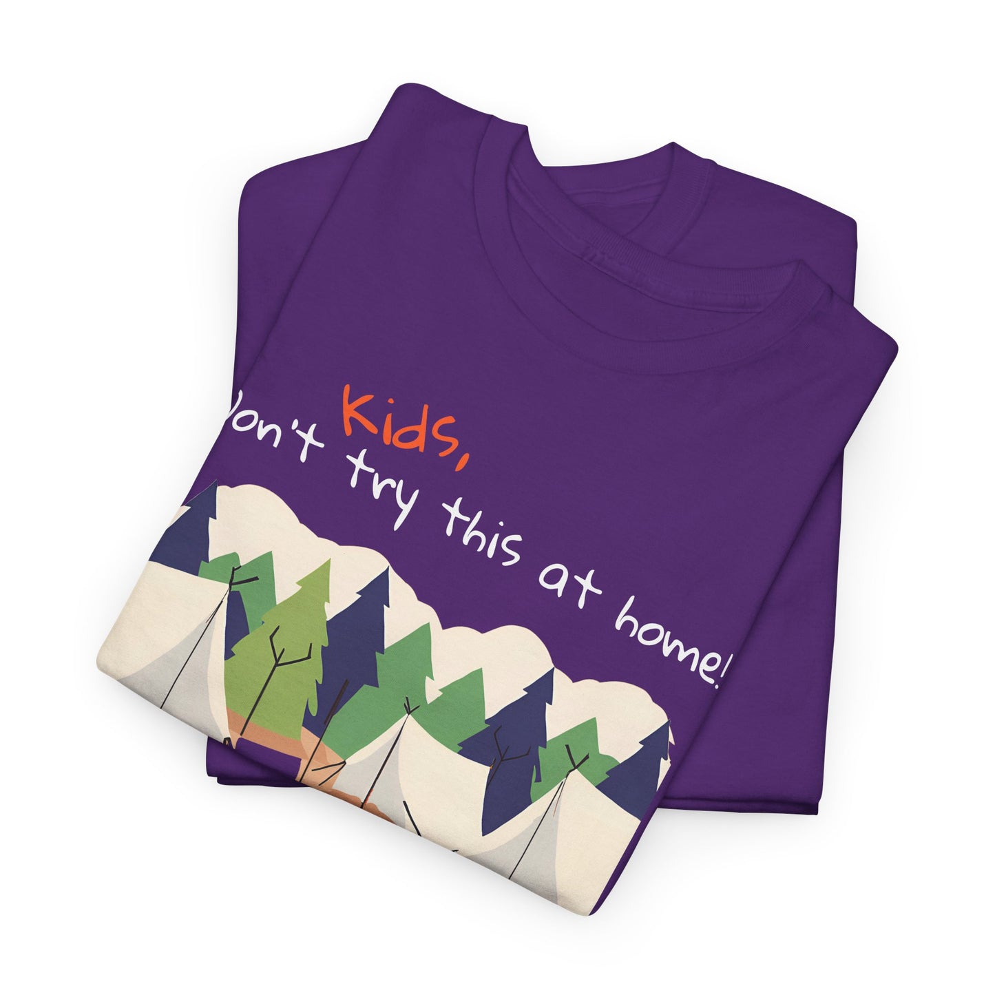 Personalized Kids, Don't Try This At Home Sukkot Shirt, dark colors