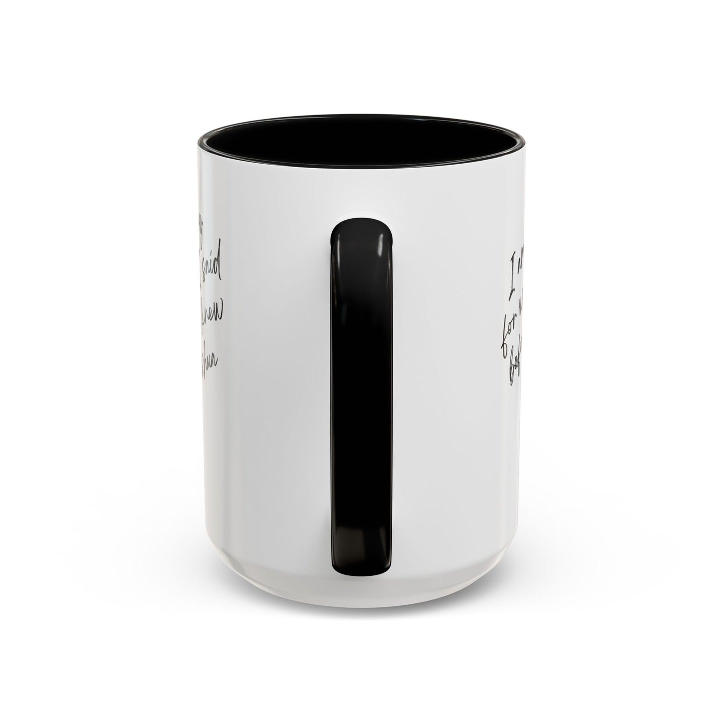 I'm Sorry (Yahshua) Accent Coffee Mug (11, 15oz)