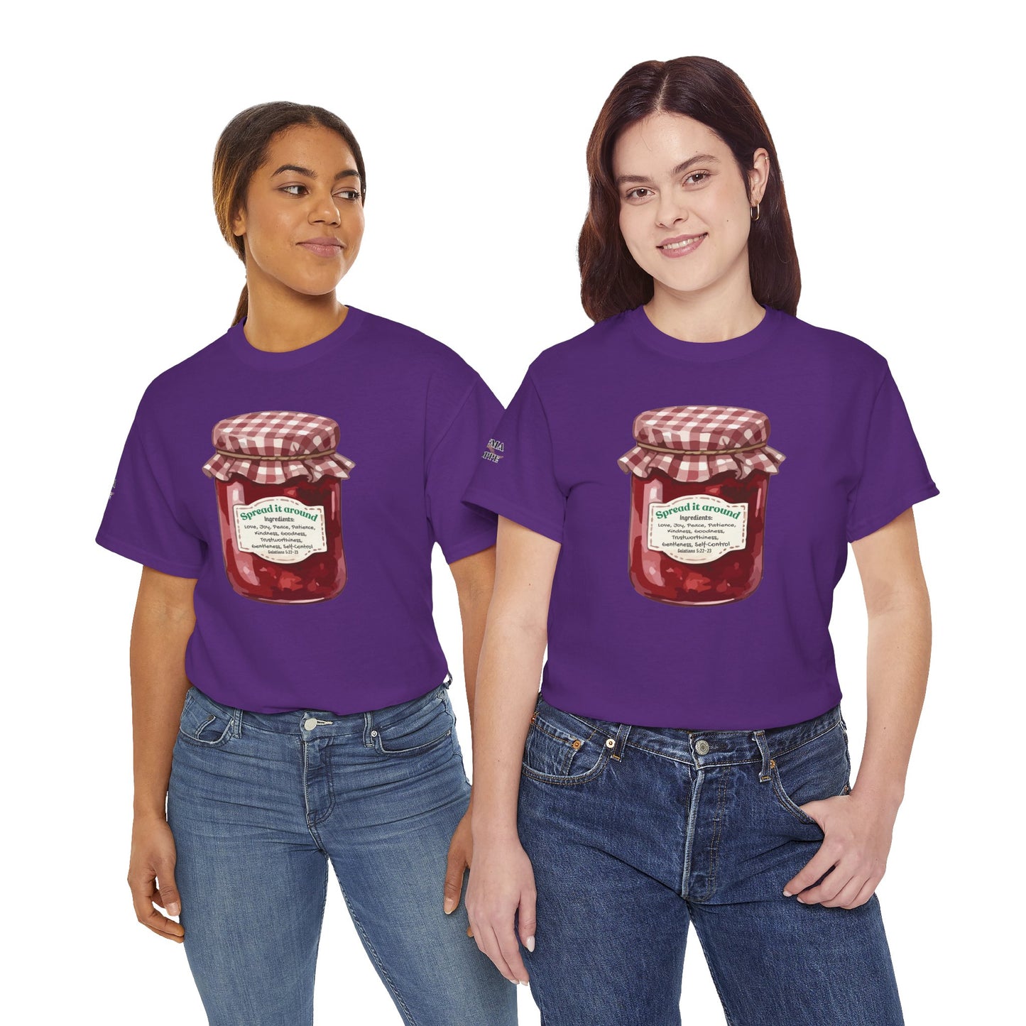 Fruit Of The Spirit Graphic Tee — Vintage Preserves "Spread it Around" T‑Shirt Galations